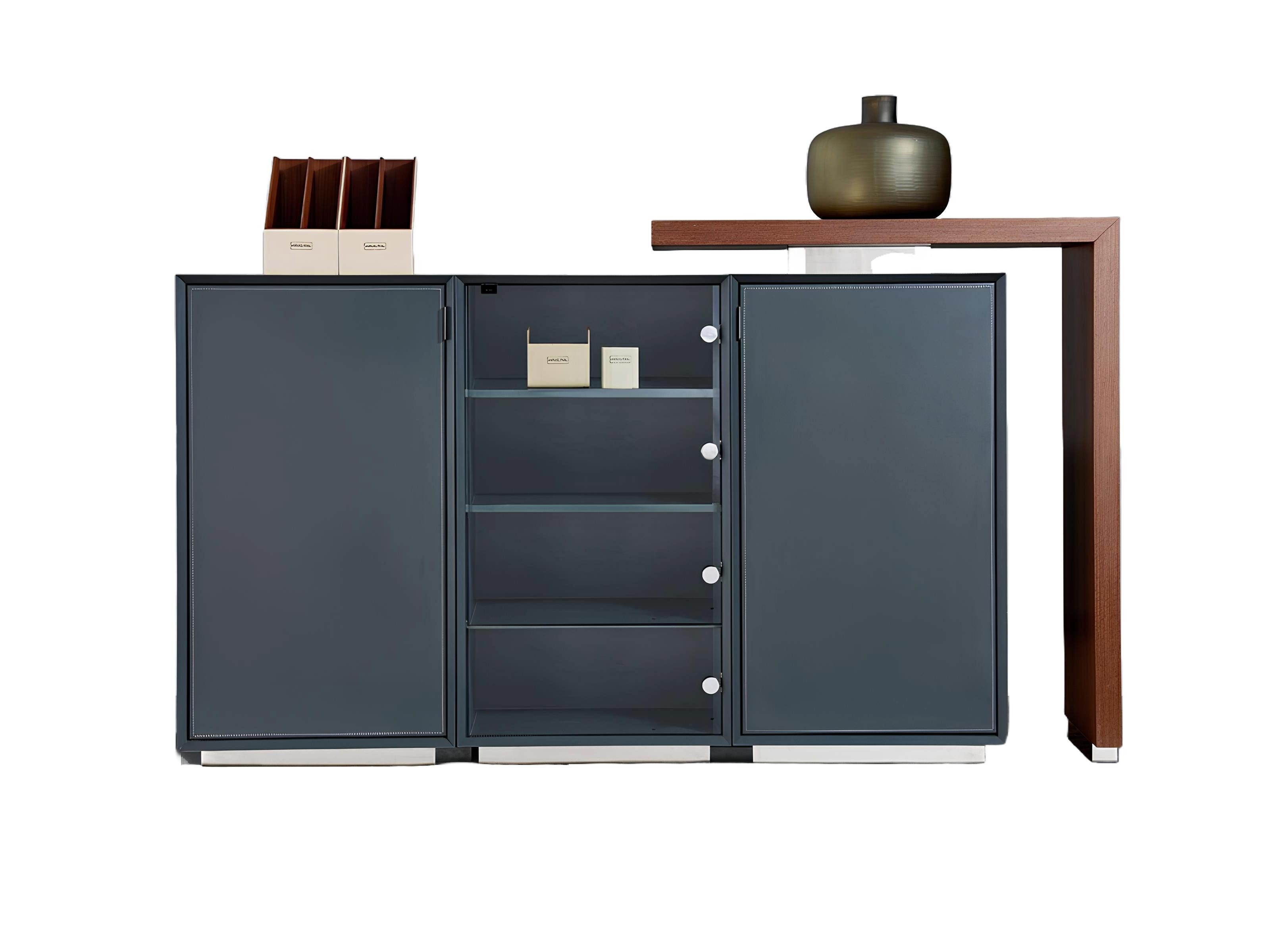 Xlmoebel Kombikommode Großes Büromöbel mit einer Breite von 221cm - Sideboard, Kommode, (Kommode), Hergestellt in Europa