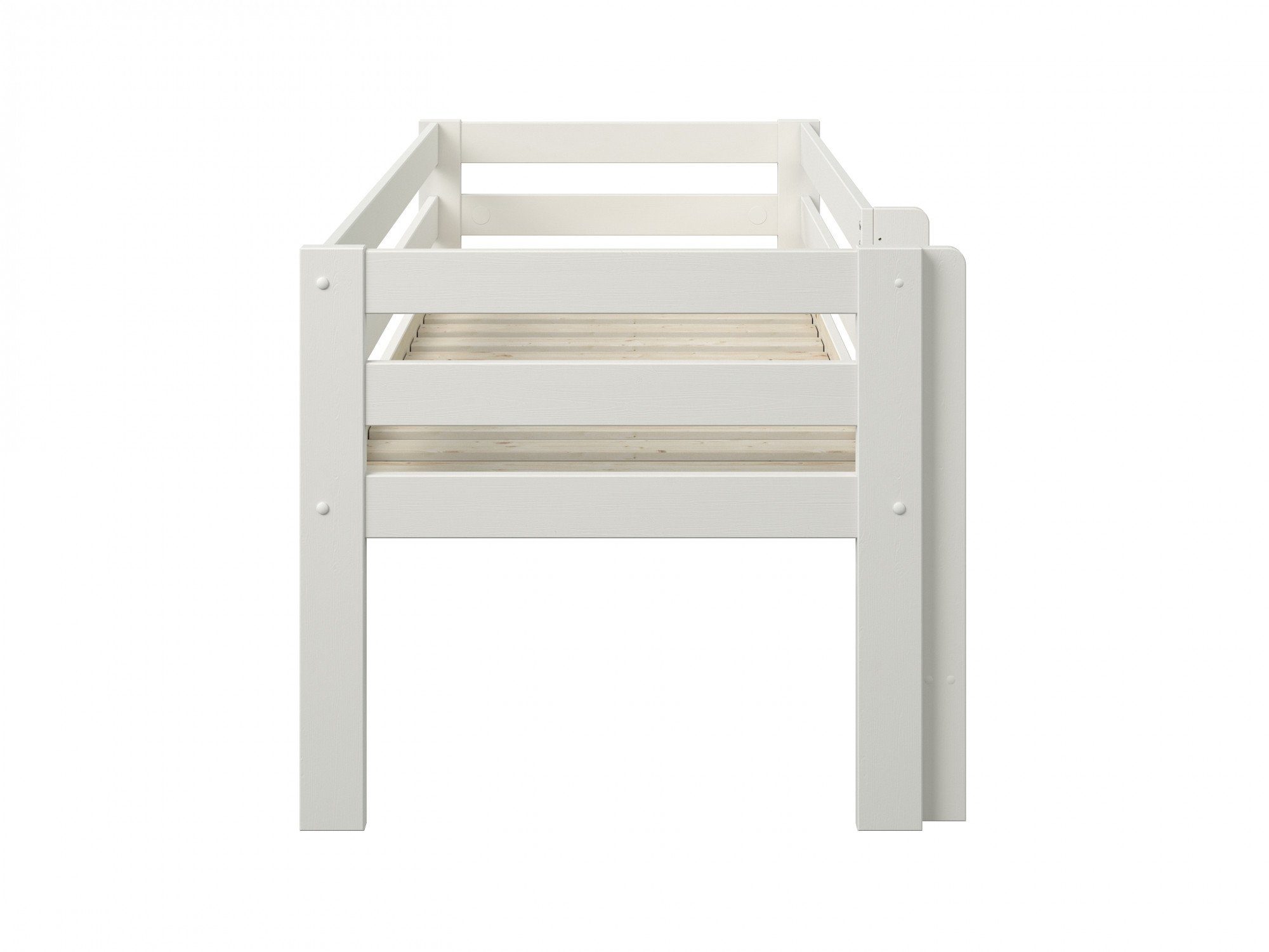 Lüttenhütt children's bed "Tide", mid-sleeper, certified solid wood, made of solid pine, FSC® certified