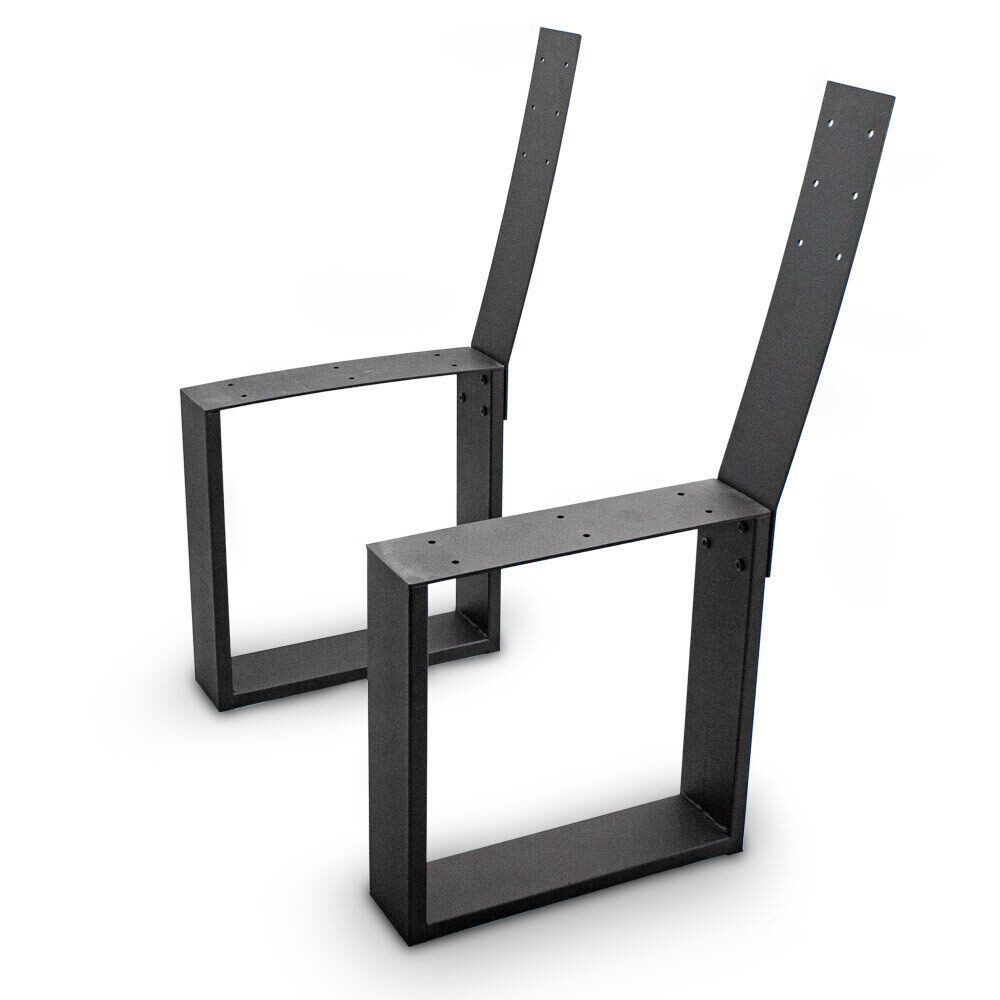 Bituxx Möbelkufe für Bänke 1 Paar 40x40x40cm Schwarz, (Set, 2-St., MS-16850)