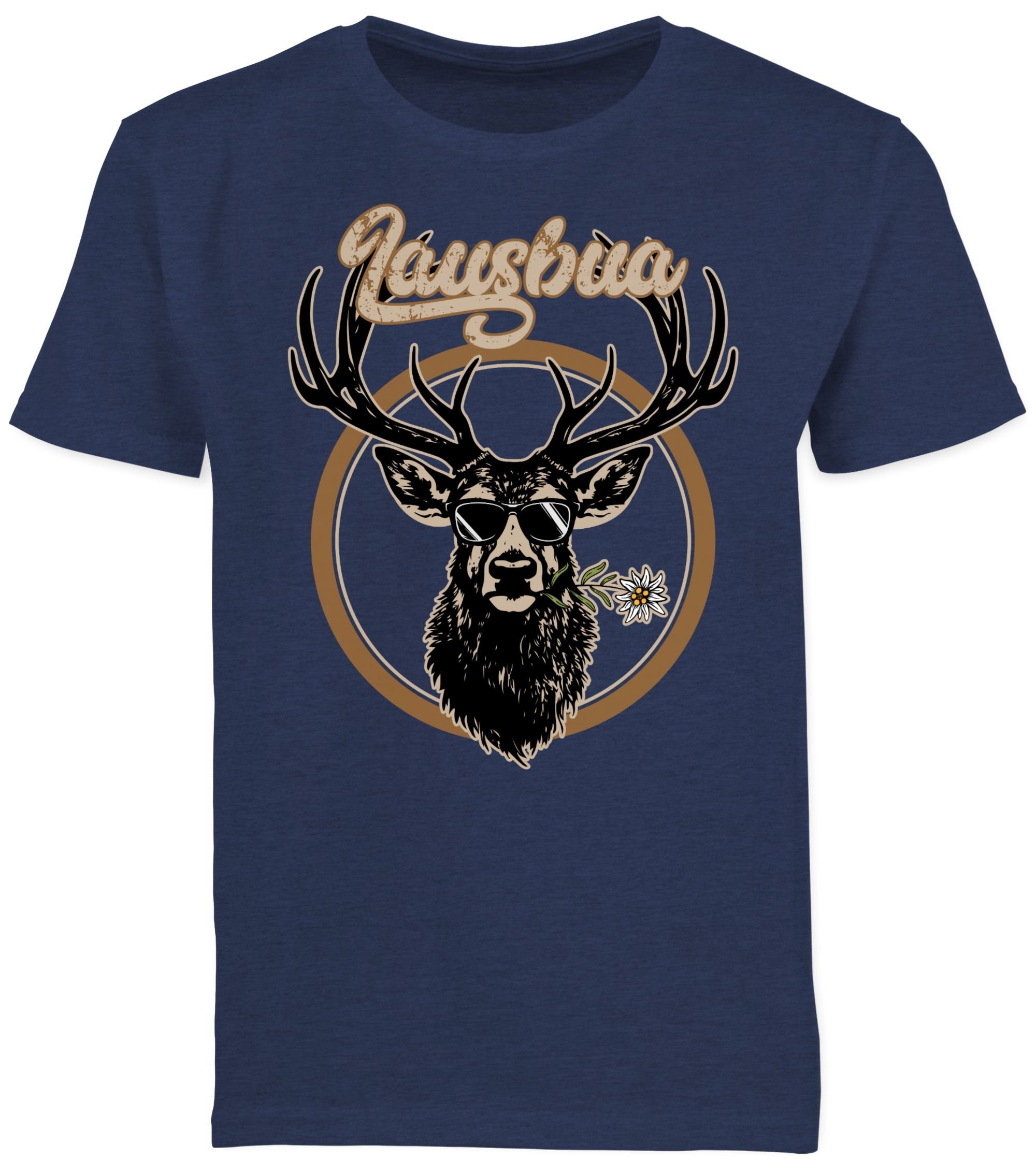 T-Shirt Lausbua Hirsch Hirschgeweih Lausbub