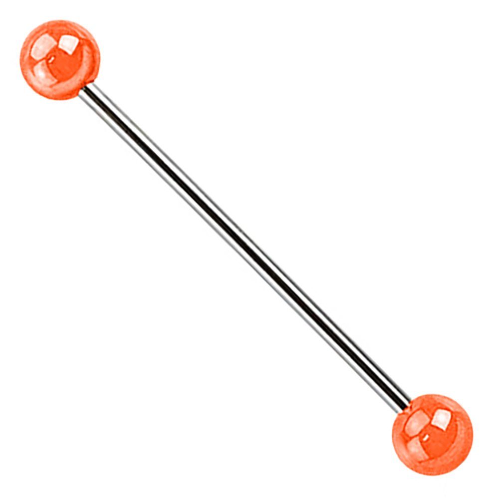 Taffstyle Piercing-Set Piercing Metallic Kugeln Industrial Intim Brust, Hantel Barbell Industrial Ohr Cartilage Helix Tragus Stab Ohrpiercing