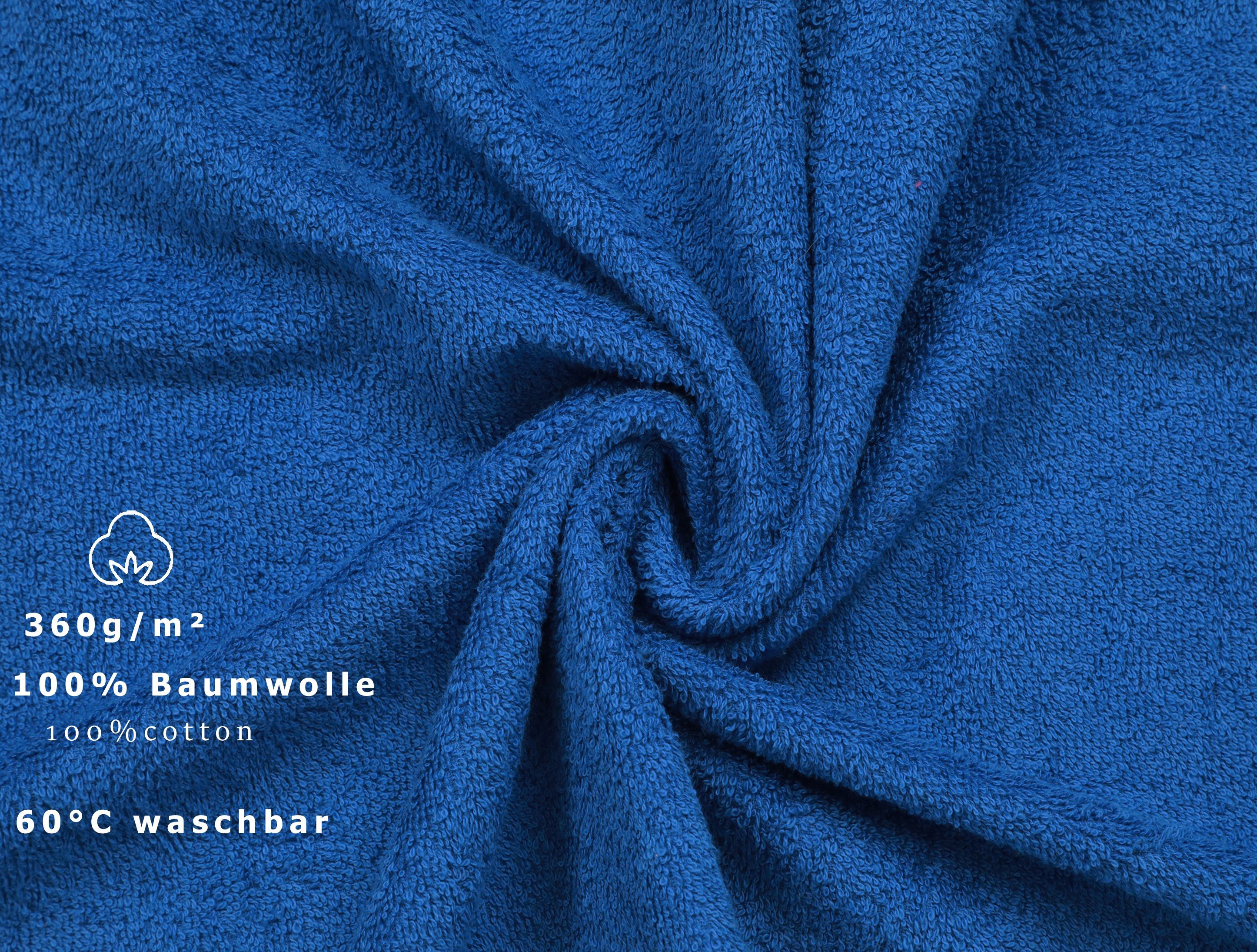 Stück Gästehandtücher 100% blau Größe 12 Palermo Baumwolle 30x50 (12-St) cm, Betz Gästehandtuch
