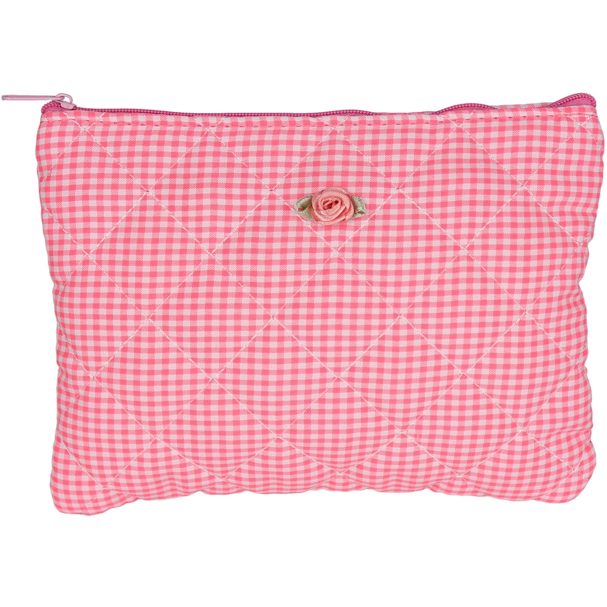 MIRROSI Kosmetiktasche klein, weich und vielseitig, gepolsterte Stoff (auch als Make-Up-Tasche oder Beautycase), Kosmetikbeutel ca.20x15cm, wunderschönes Design