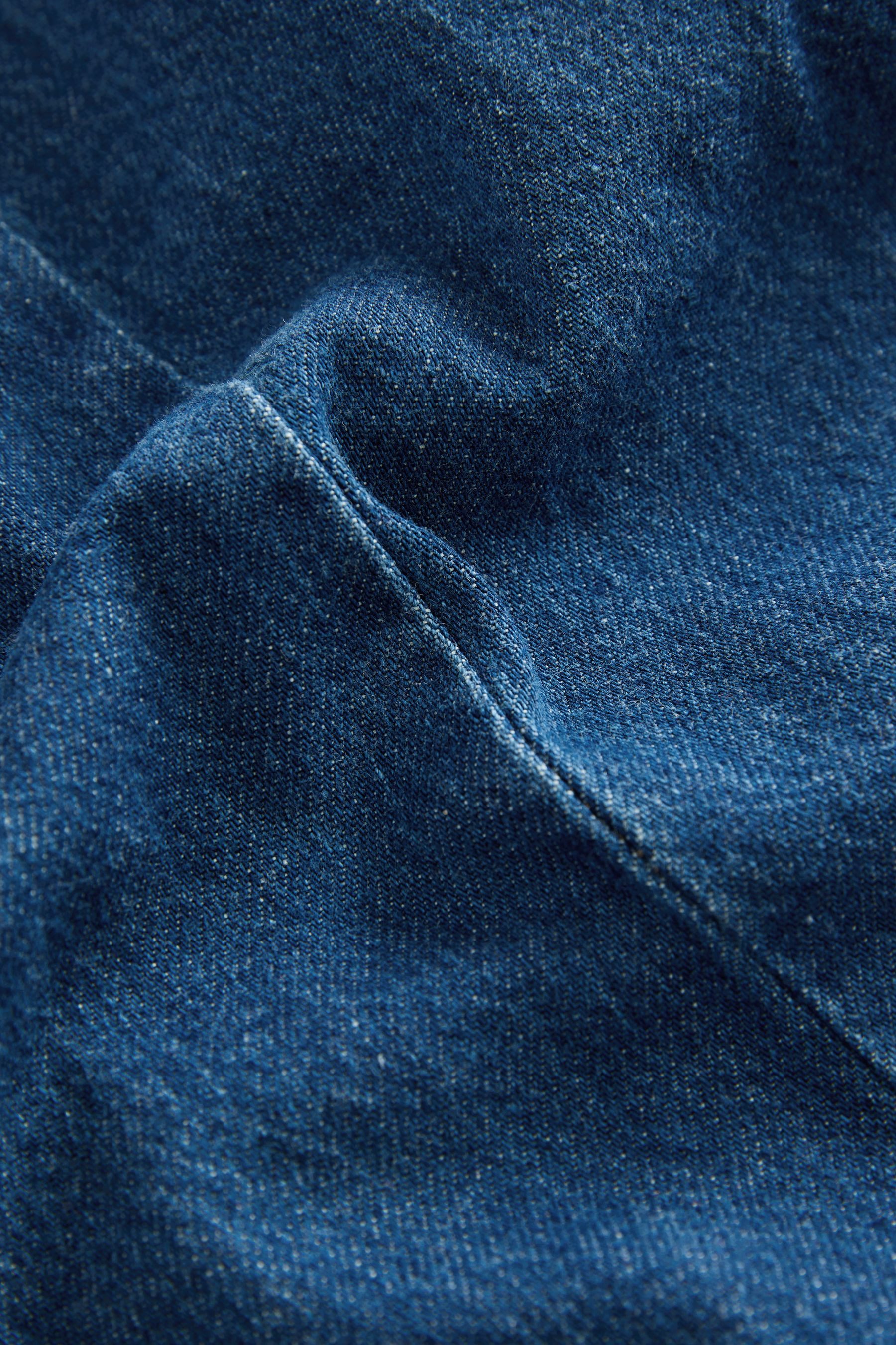 Next Jeanshemd Rundhals-Jeansoberteil für die vollere günstig online kaufen