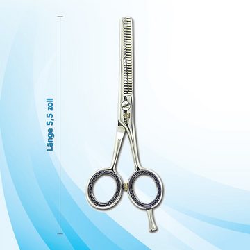 SMI Haarschere 5,5 zoll Effilierschere Ausdünnschere Haarschere Friseurscheren