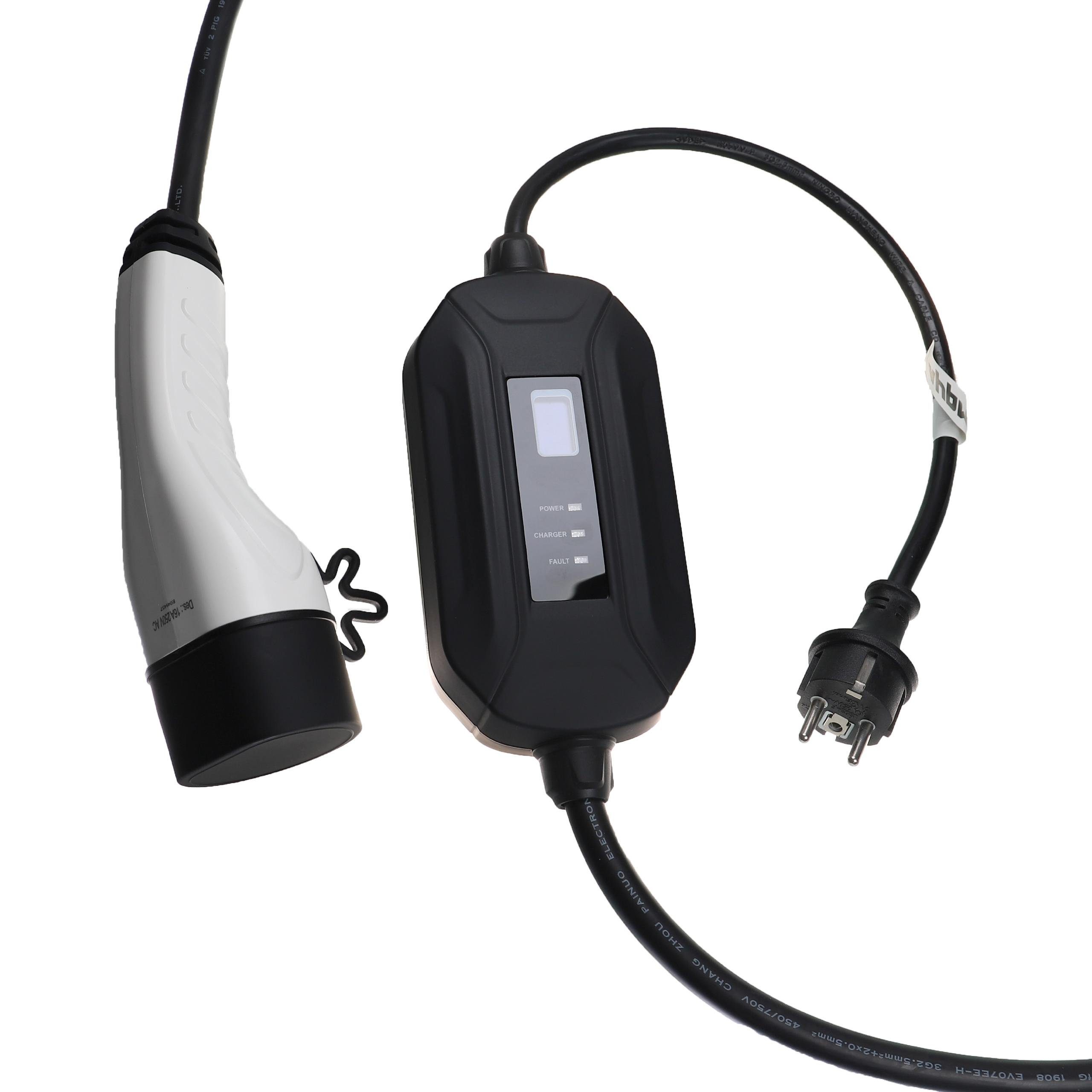 vhbw passend für Elektroauto Mazda Elektro-Kabel Plug-in-Hybrid MX-30 