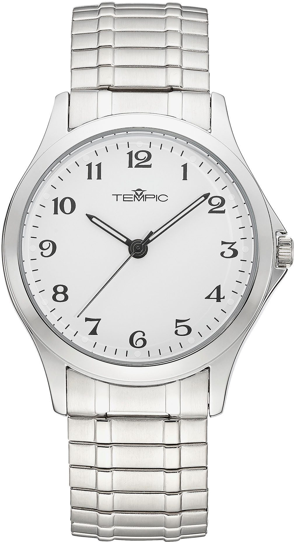 Tempic Quarzuhr, Armbanduhr, Herrenuhr, analog, Flexband, Zugband günstig online kaufen