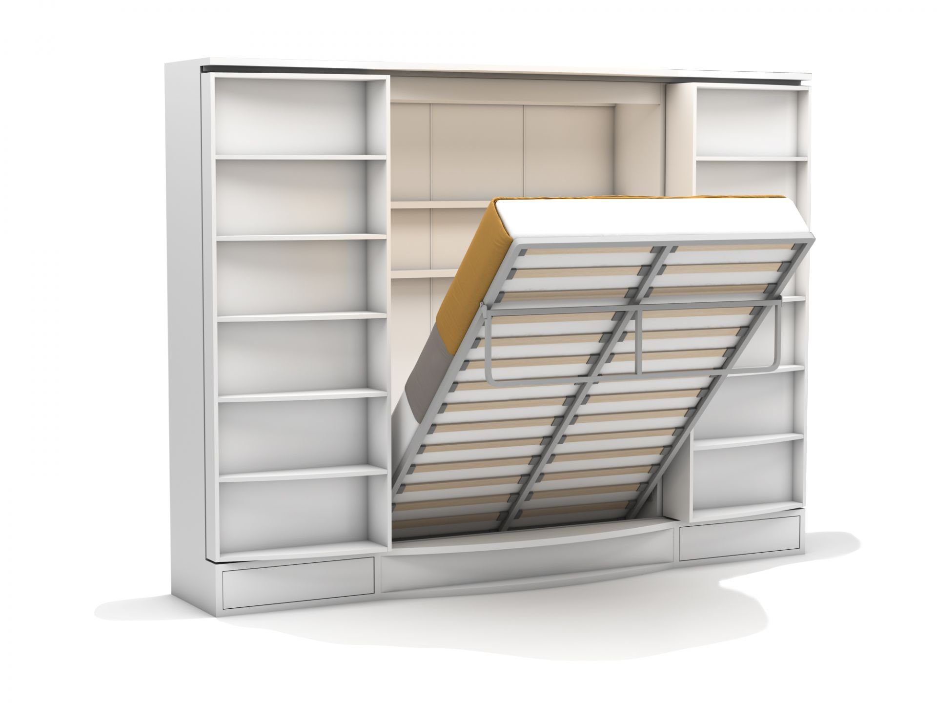 Multimo Schrankbett Multimo Suit Wohnwand mit Schrankbett Klappbett Wandbett