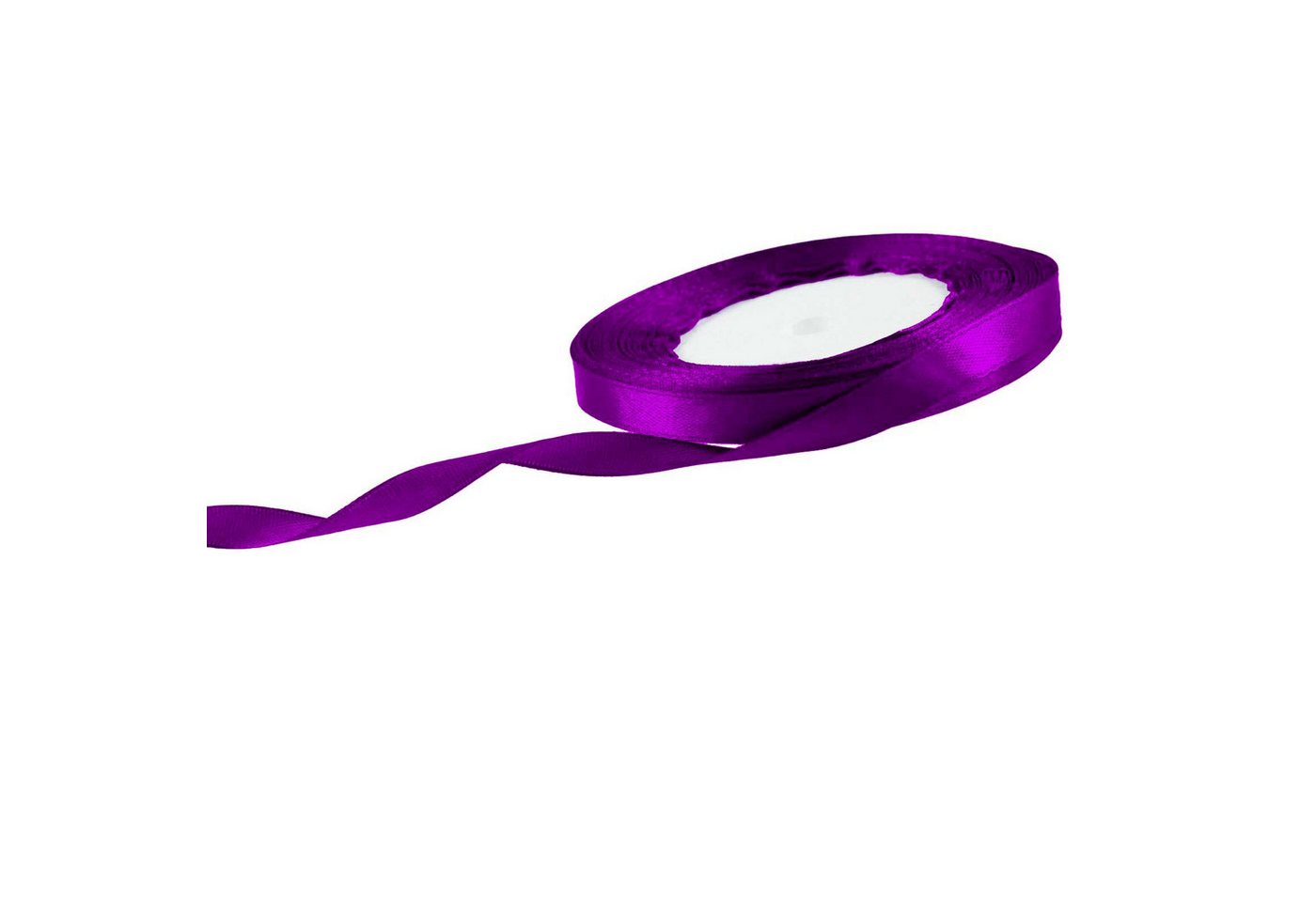 Thumbnail - maDDma Satinband 22,5m Satinband 10mm Dekoband Geschenkband Schmuckband, lila