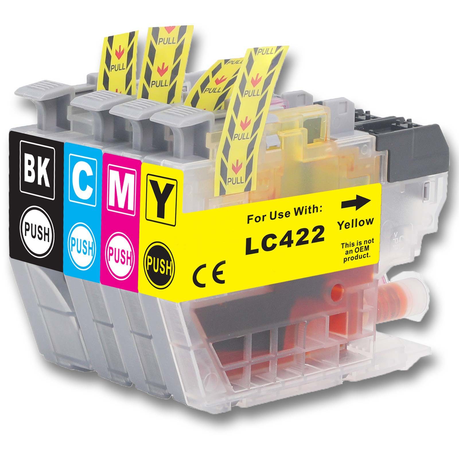 Tonerkartusche Gigao LC-422 Multipack kompatibel für Brother MFC-J5340DW - 4 Tintenpa, (Kompatibel für Brother MFC-J 5340 DW LC-422), DWE