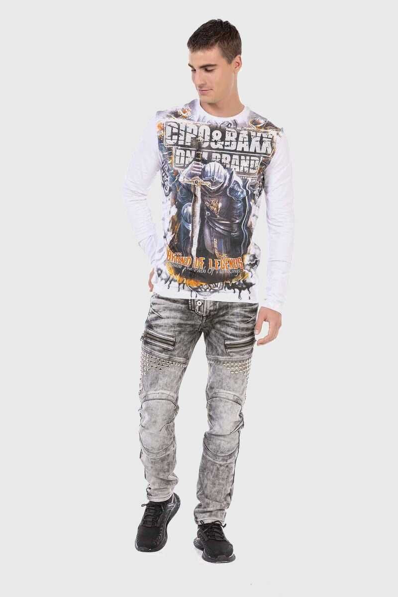 Cipo & Baxx T-Shirt Sweatshirts mit coolem Print – Bild 5 von 5
