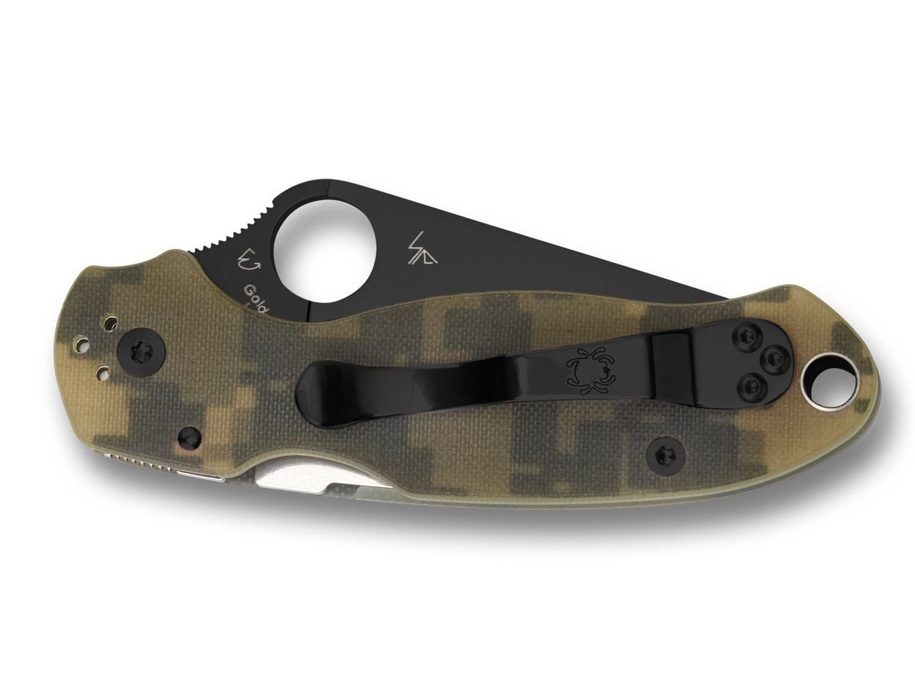 Spyderco Taschenmesser Taschenmesser Para 3 Camo Black Blade