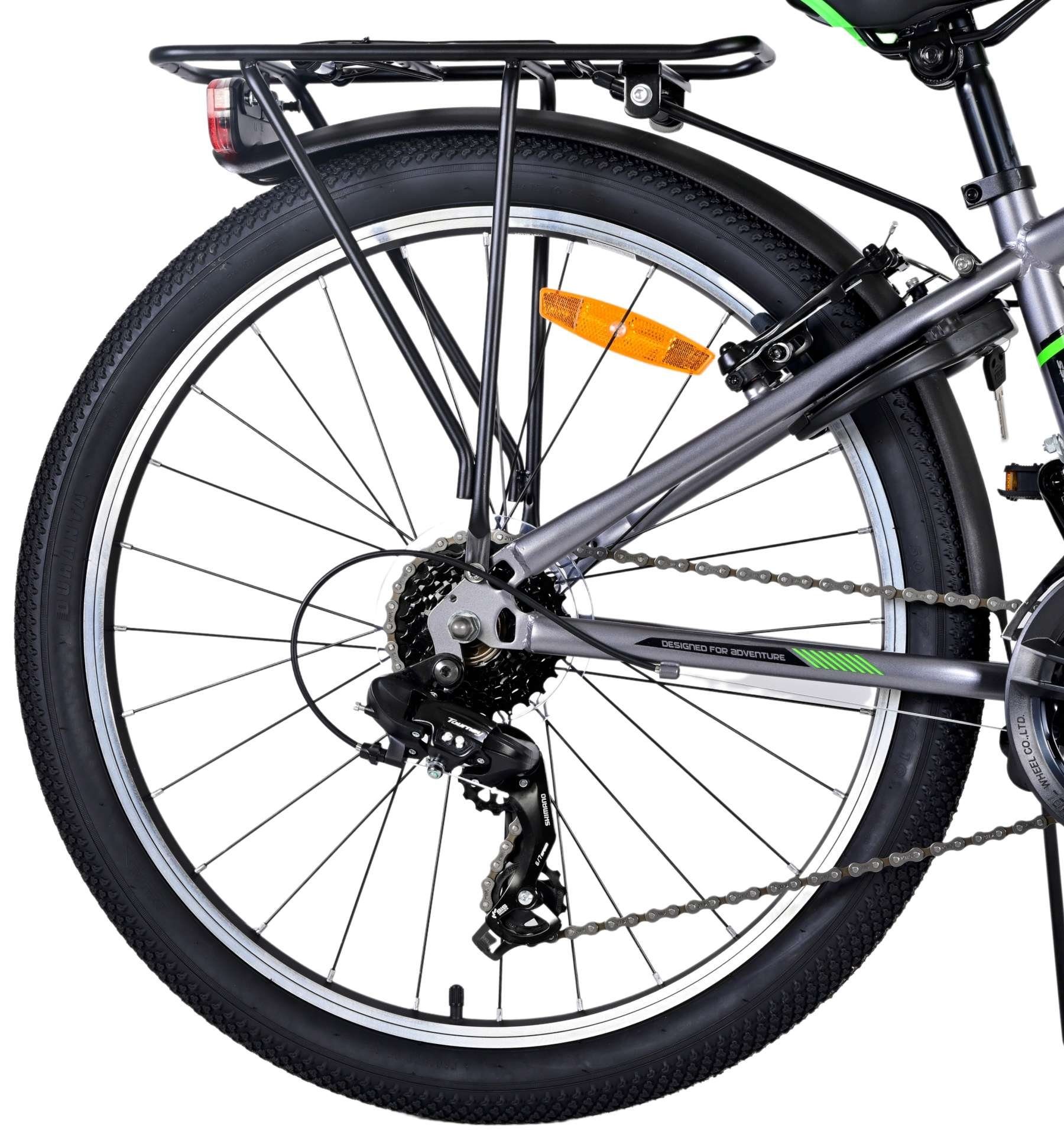 Thumbnail - Volare Kinderfahrrad - Cross - Jungen - 26 oder 24 Zoll- bis 115kg - 18 Gänge - 8-12 Jahre, 85% zusammengebaut, 2 Handbr...