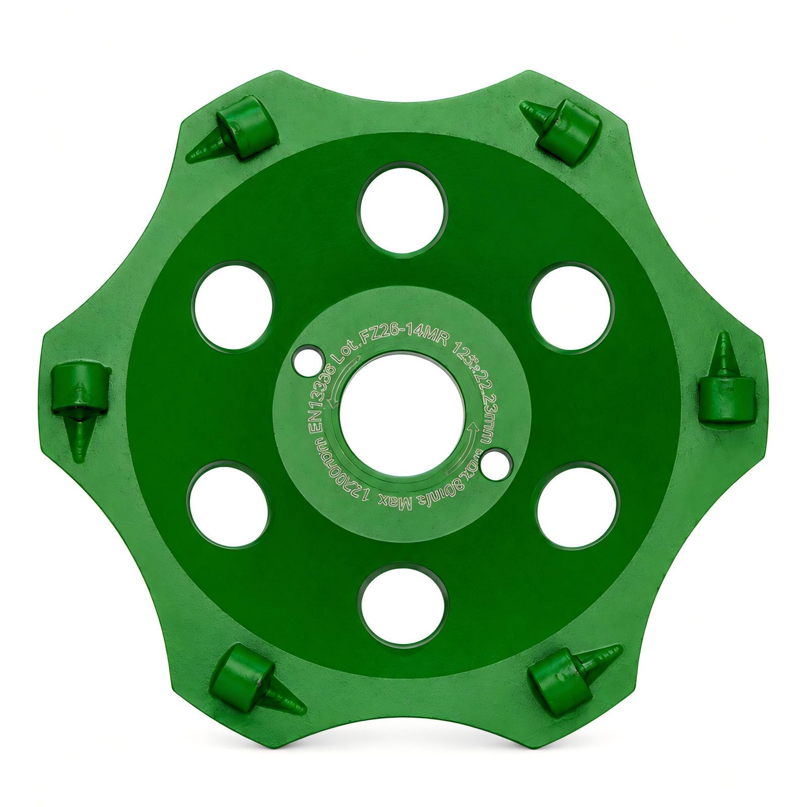 Fanzwork Schleifteller PKD Diamant Schleiftopf 125mm für Winkelschleifer, Betonschleifer