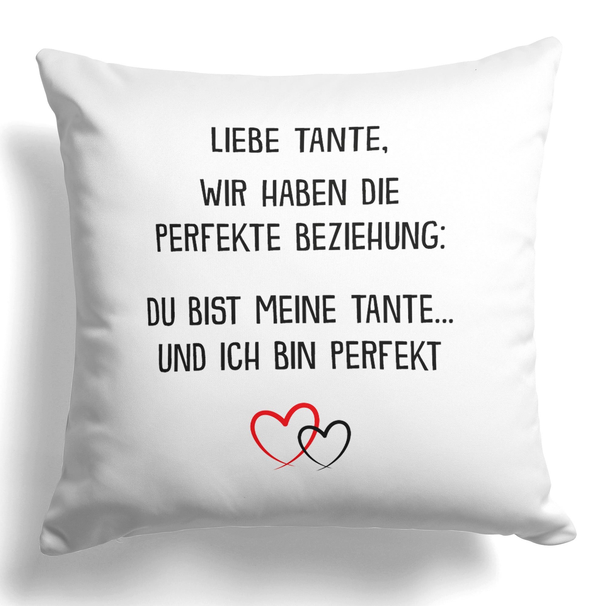 Dekokissen Beste Tante Geschenk Geburtstag Weihnachten Frauen von Nichte Neffe