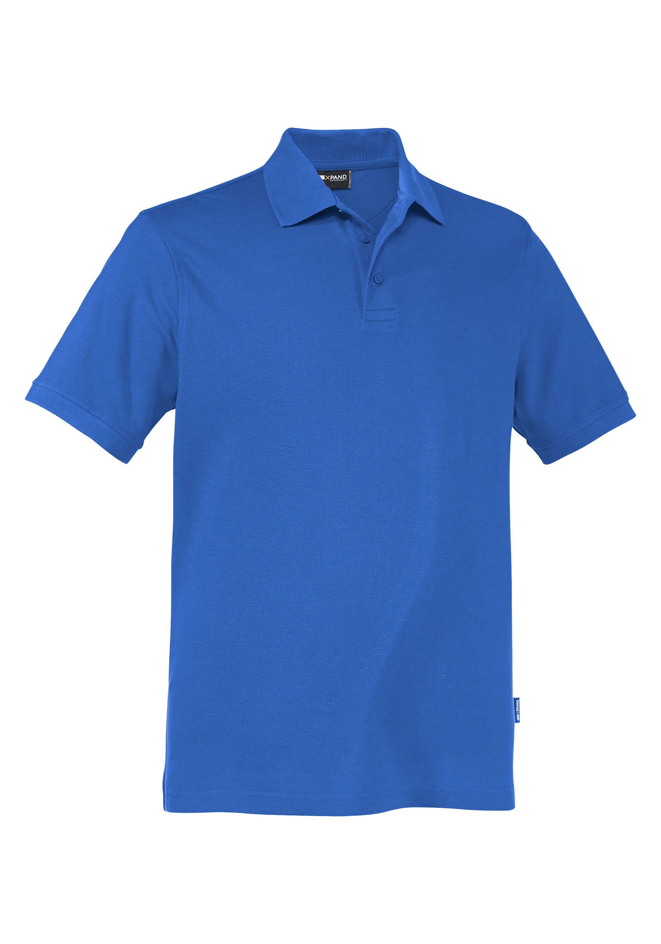 Expand Poloshirt in Übergröße ultramarinblau