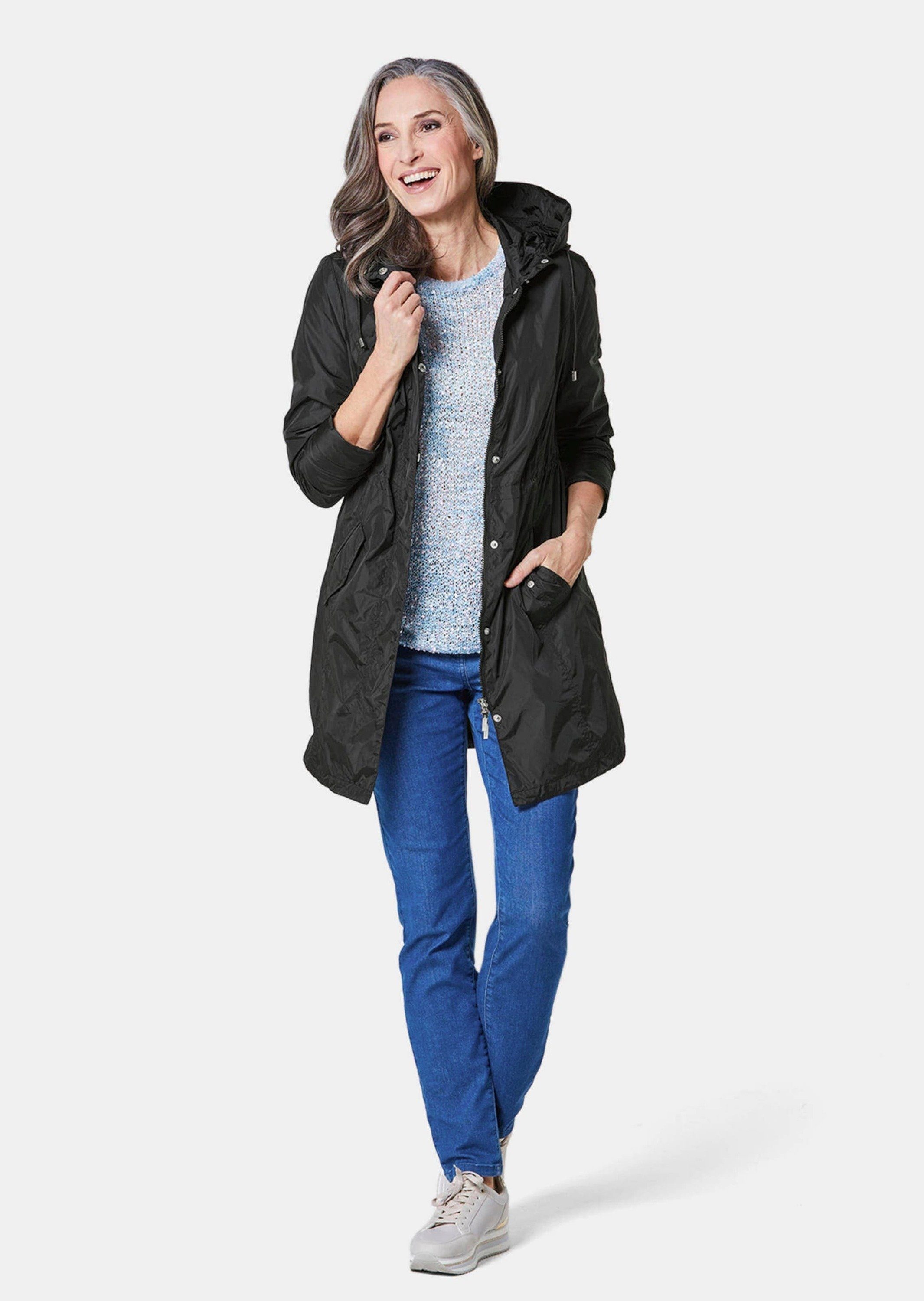 GOLDNER Outdoorjacke Trendiger leichter Regen Parka günstig online kaufen