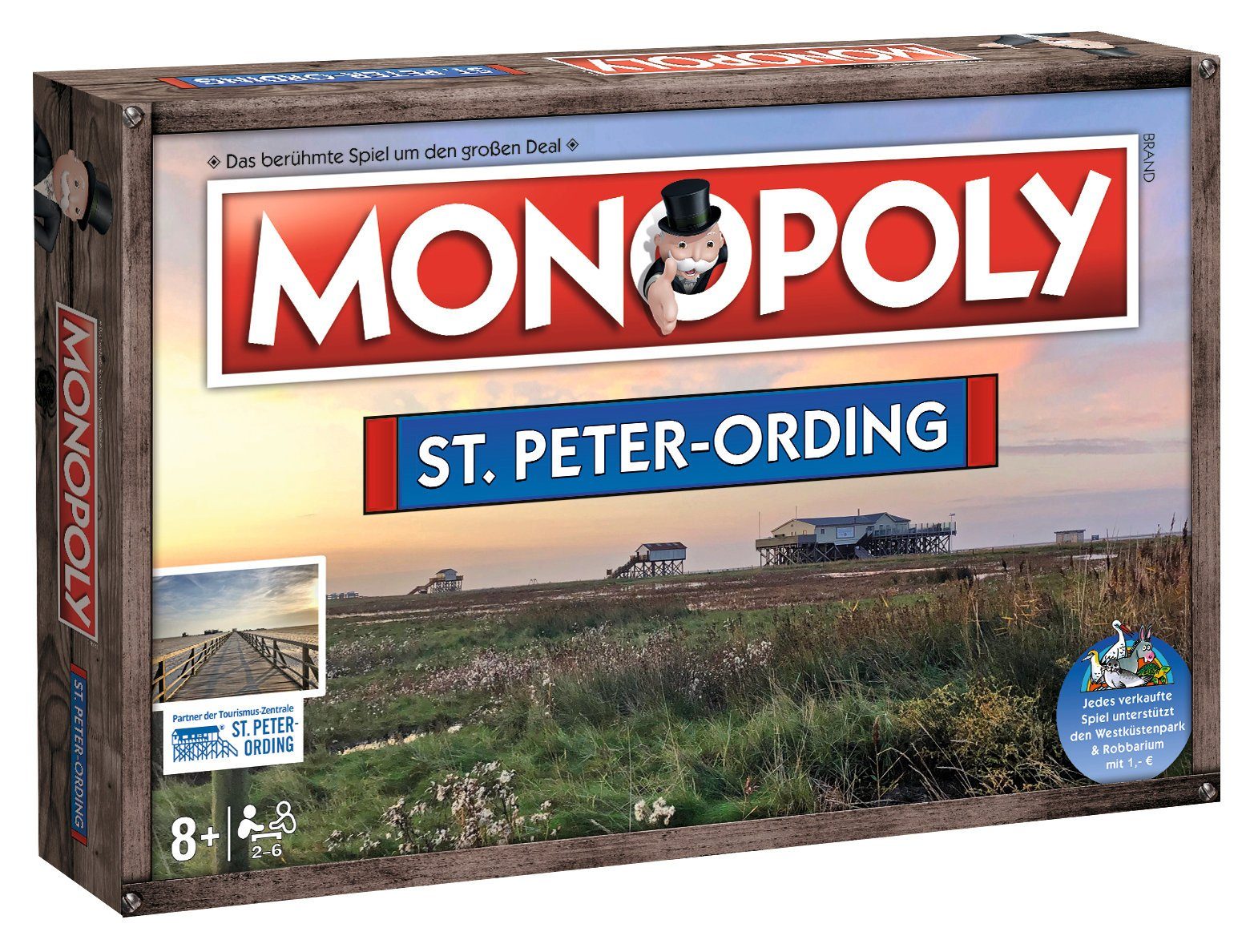 Winning Moves Spiel, Brettspiel Monopoly St. Peter-Ording