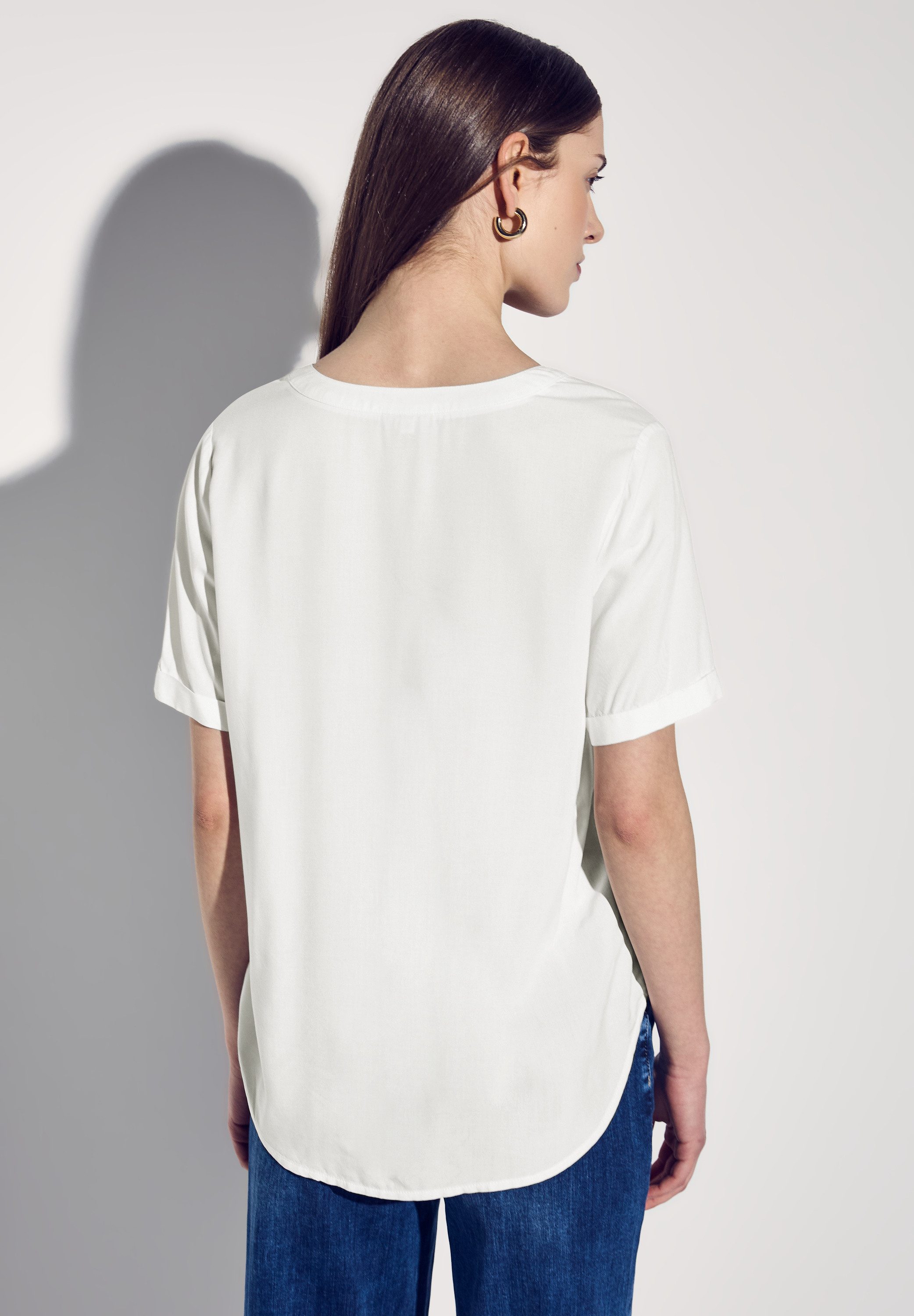 STREET ONE Hemdbluse, aus softer Viskose günstig online kaufen