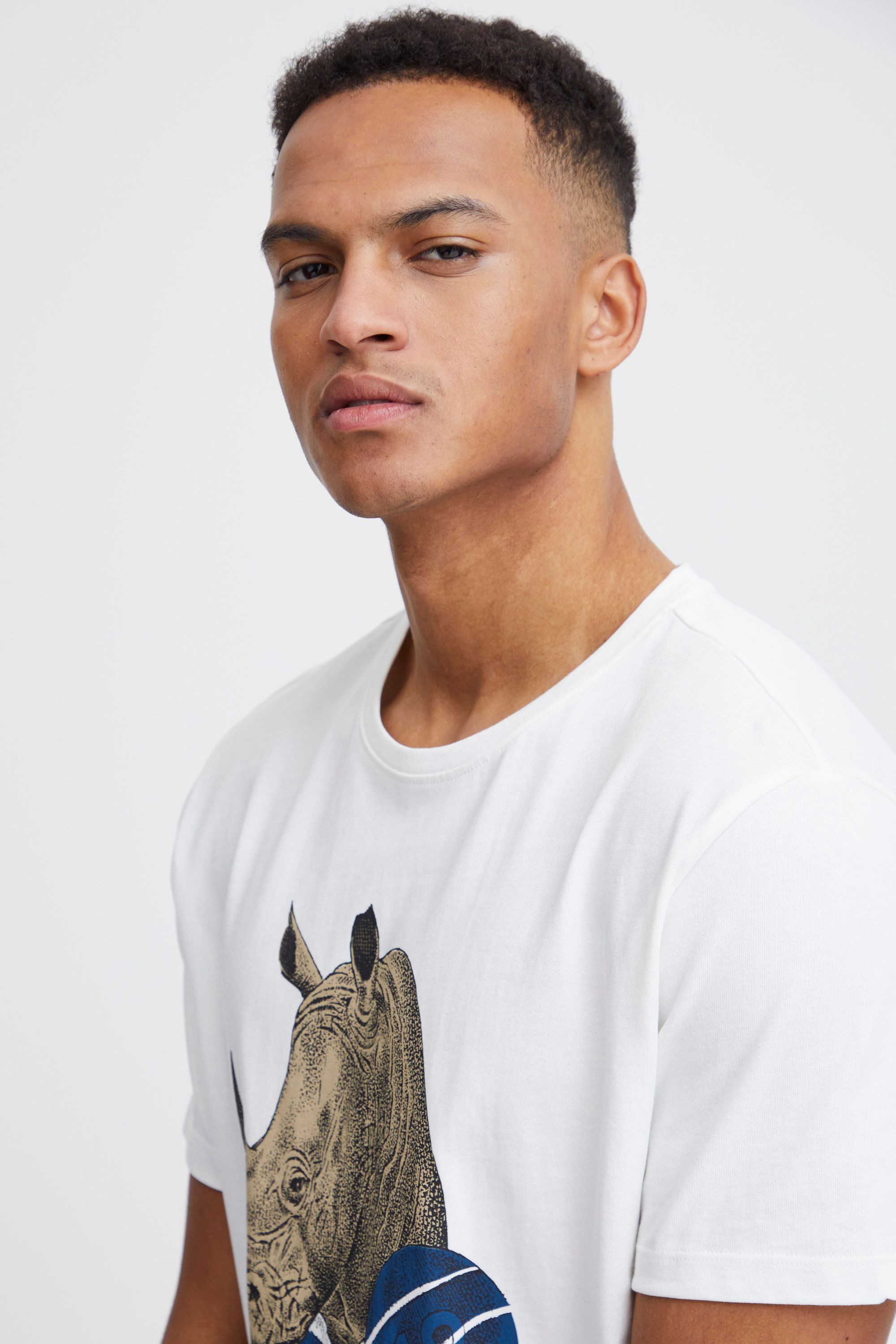 Blend T-Shirt BHTee (1-tlg) Lässiges T-Shirt mit Print