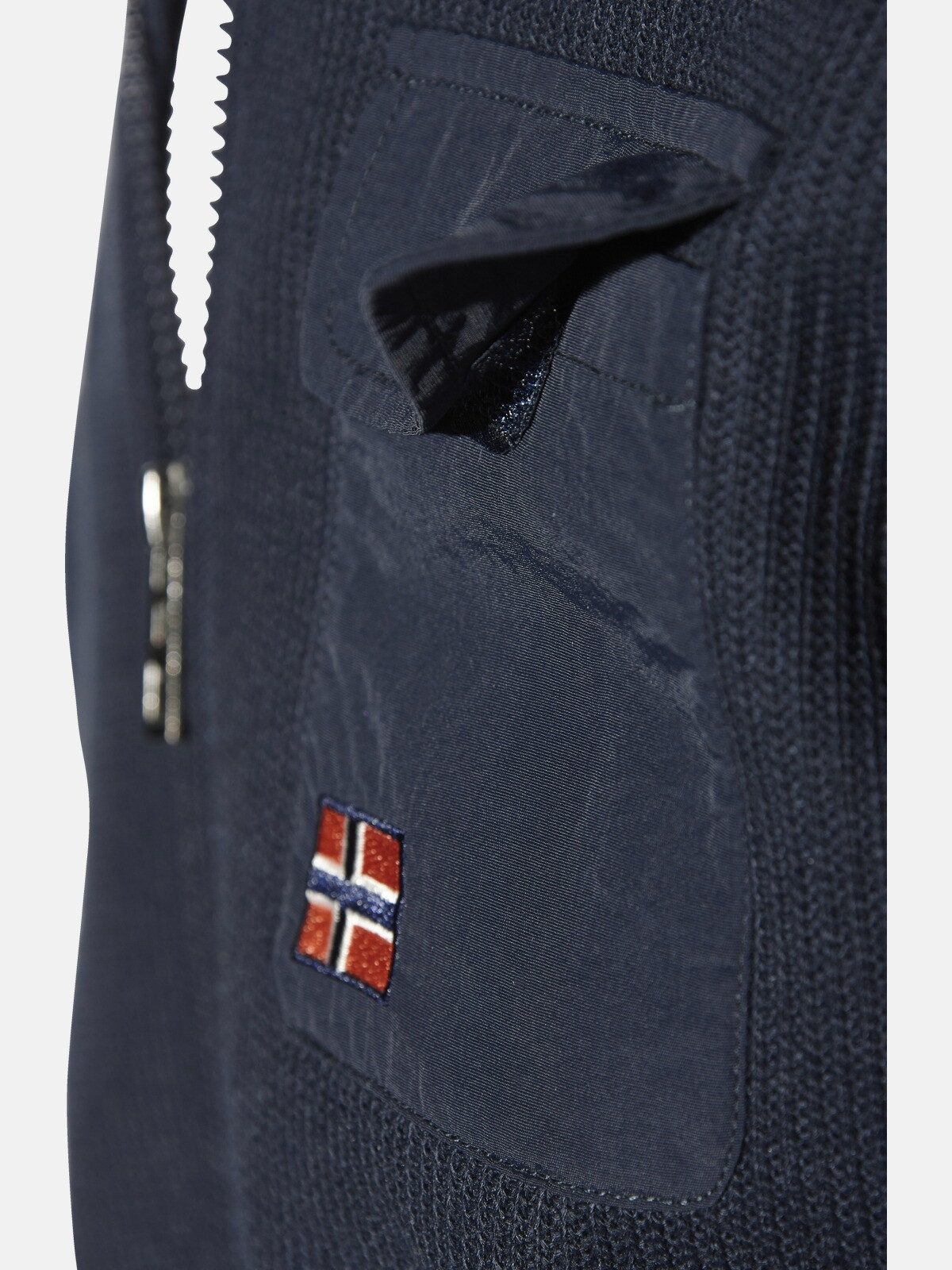Jan Vanderstorm Sweatjacke HALSTROM mit Brusttasche