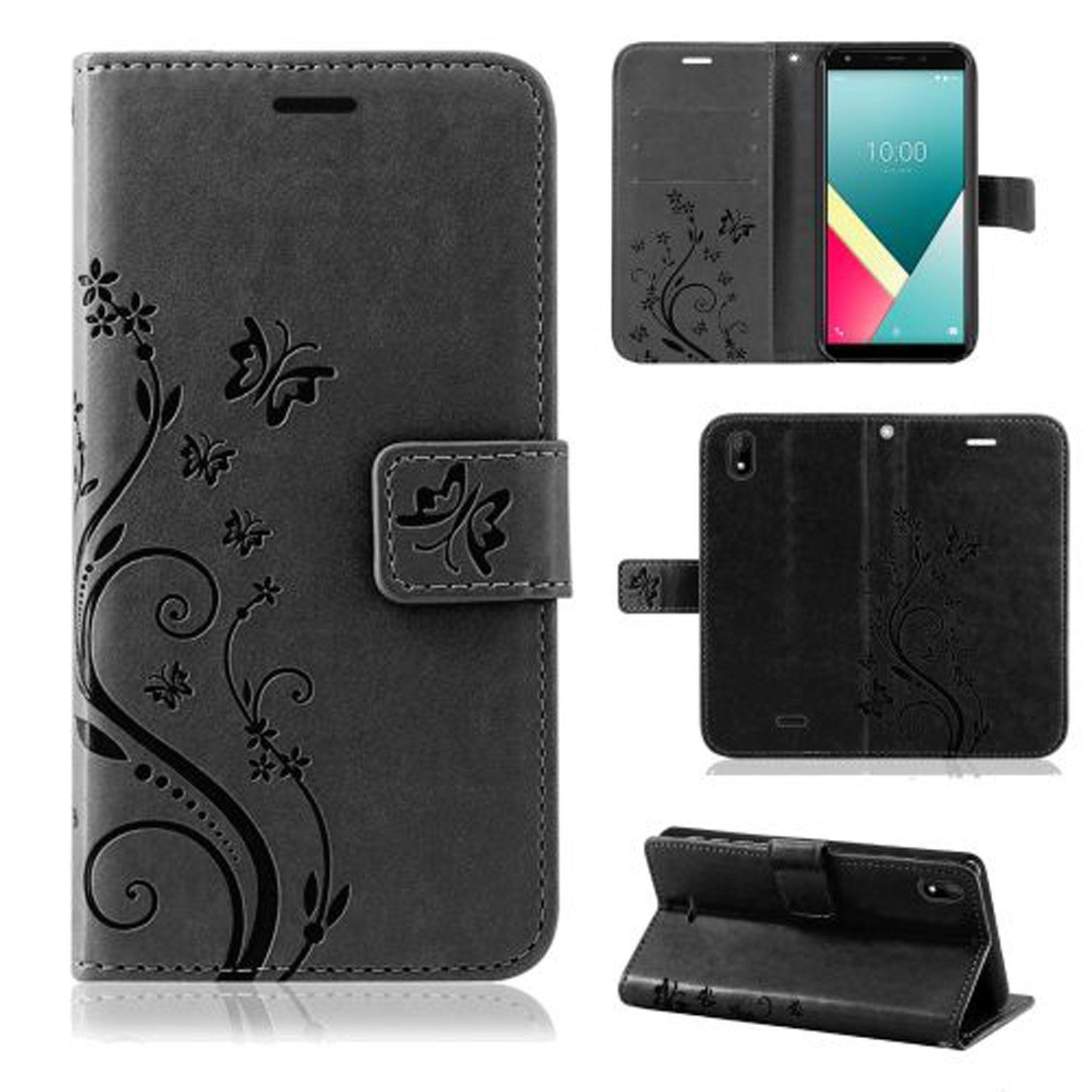 betterfon Handyhülle Handytasche für Wiko Schutzhülle Klapphülle, Bookstyle-Hülle: Magnetverschluss 3 Kartenfächer & Standfunktion