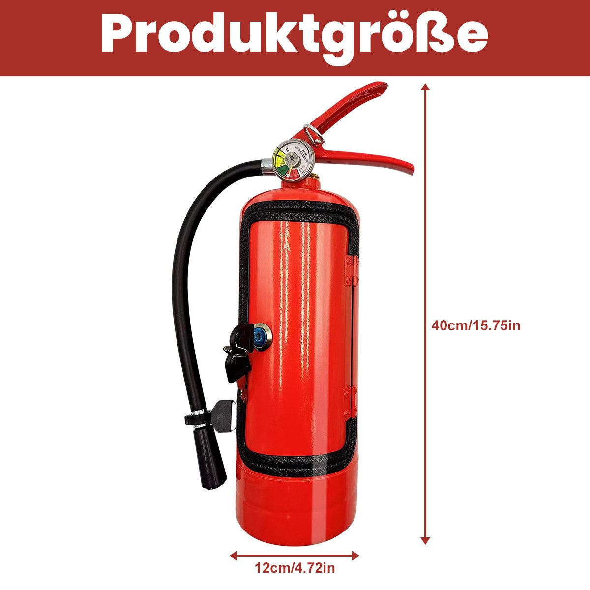 DOPWii Deko-Wandregal Feuerlöscher-Minibar, Neuheit für Liebenden Feuerwehr günstig online kaufen