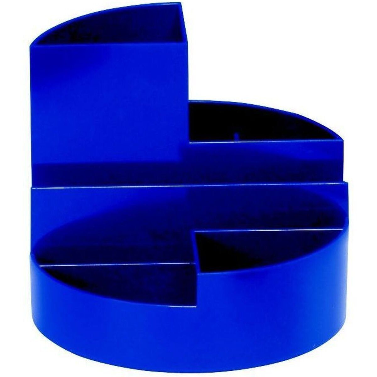 MAUL Tischaufsatz Rundbox Durchmesser 14cm Höhe 12,5cm blau