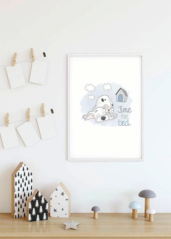 Komar Poster 101 Dalmatiner Bedtime, Disney (1 St), Kinderzimmer,  Schlafzimmer, Wohnzimmer