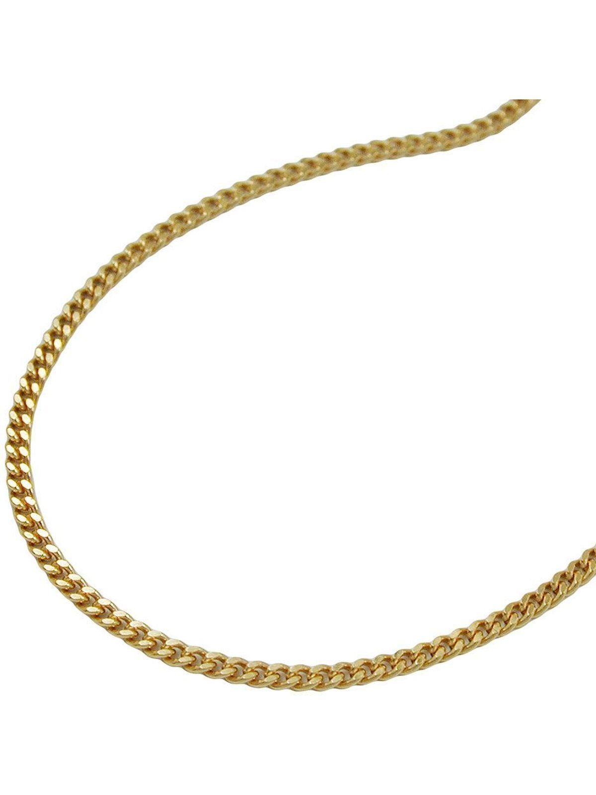 Gallay Panzerkette Kette 1,3mm Panzerkette 9Kt GOLD 45cm (1-tlg)