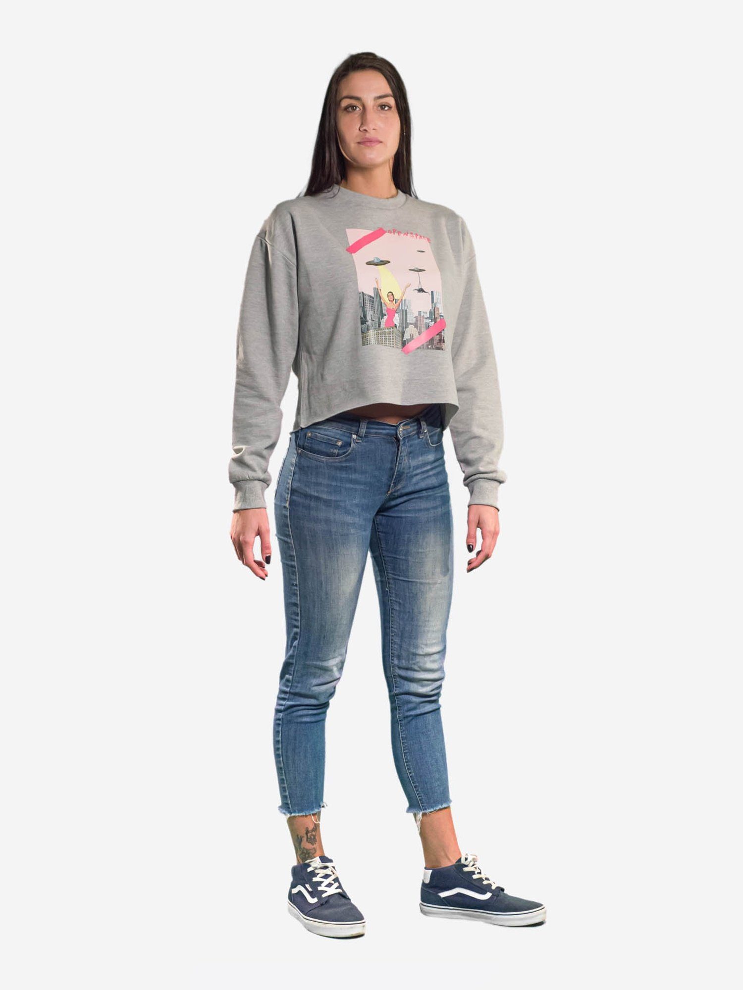 Damen Pullover Openspace Sweatshirt