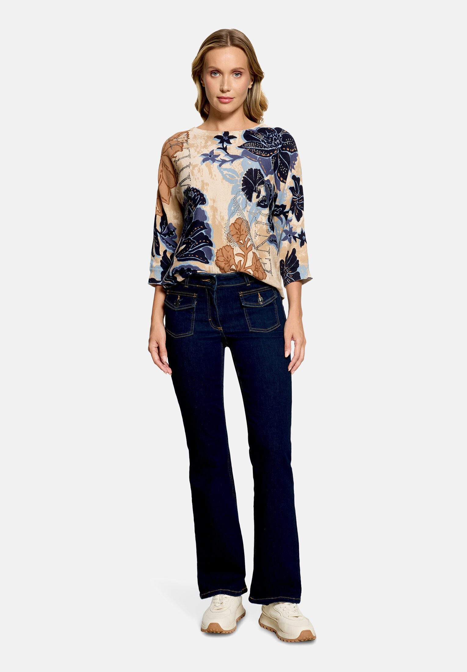 Betty Barclay Weite Jeans Damen mit aufgesetzten Taschen