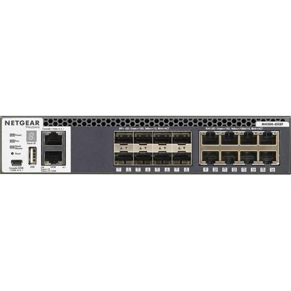 M4300-8X8F XG/XG/MAN 16-Port Switch Netzwerk-Switch