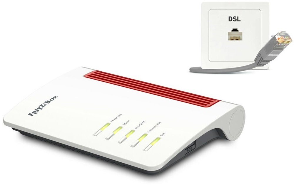 Vdsl Rj45 DSL Kabel TAE RJ45 15m TAE Auf RJ45 DSL-VDSL-Kabel – Schwarz – Für ...