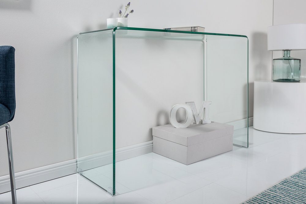 riess-ambiente Konsolentisch FANTOME 100cm transparent, Glastisch · Konsole · Modern Barock – Bild 3 von 5