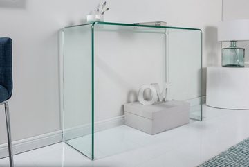 riess-ambiente Konsolentisch FANTOME 100cm transparent, Glastisch · Konsole · Modern Barock