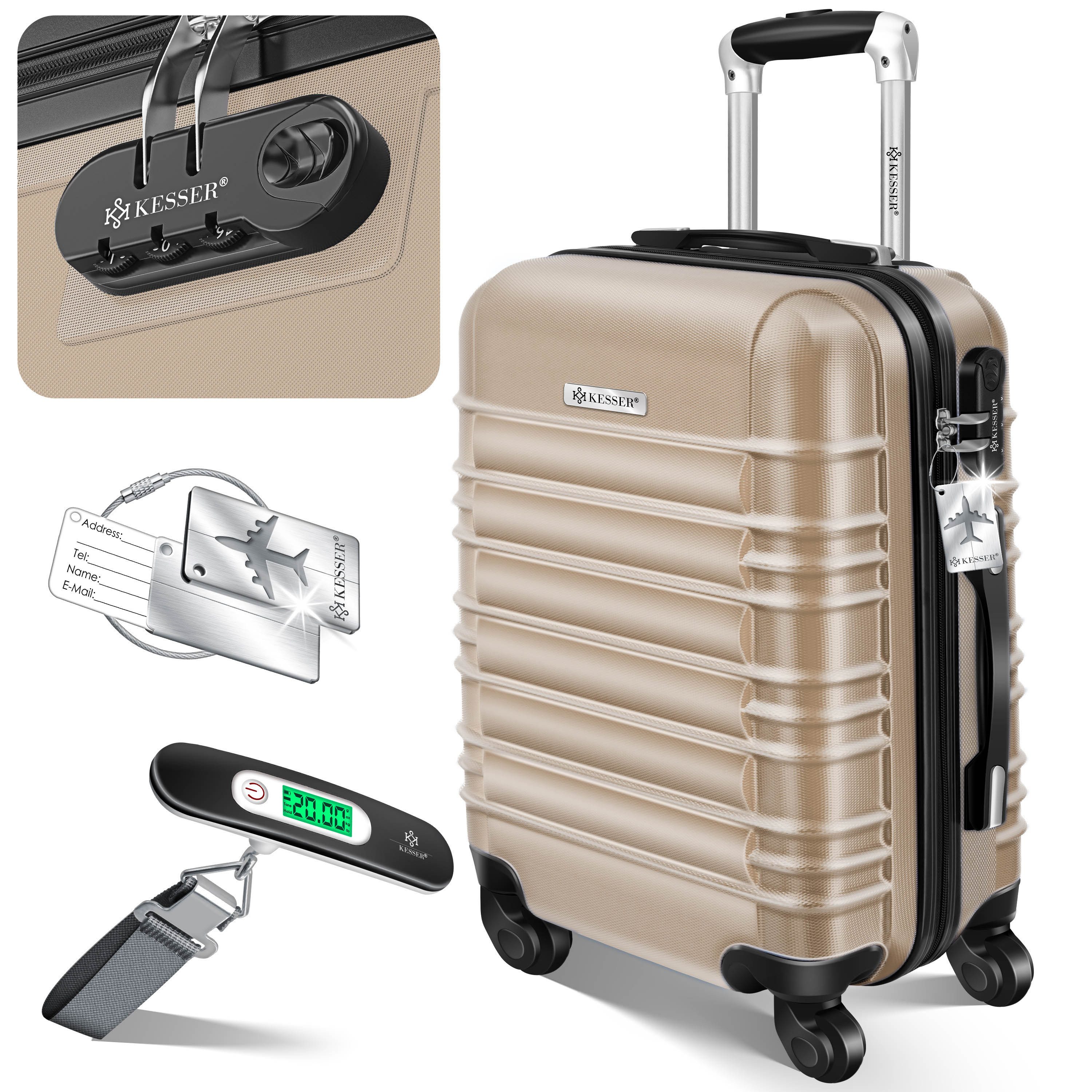 KESSER Kofferset, (1 tlg), Reisekoffer Hartschalen-Koffer Inkl. Kofferwaage günstig online kaufen
