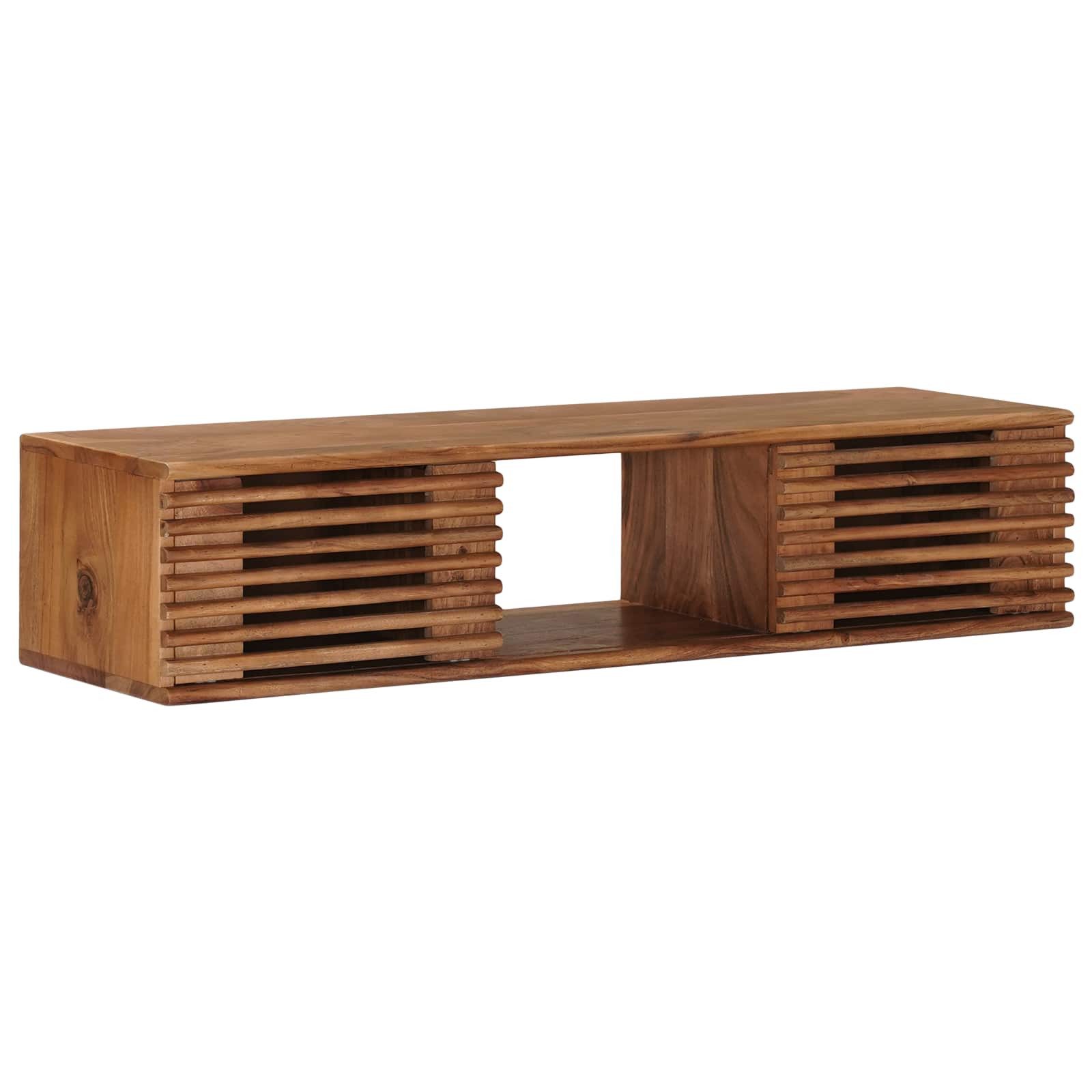 vidaXL TV-Schrank TV-Schränk mit Speicher mit Tür Natur 105 x 30 x 22,5 cm (1-St)