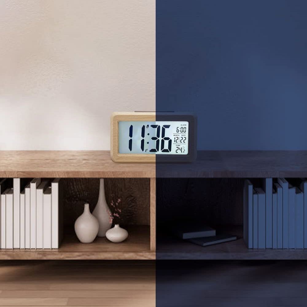 Anzeige Wecker dekorative Digital,Großer Jormftte Uhr Wecker