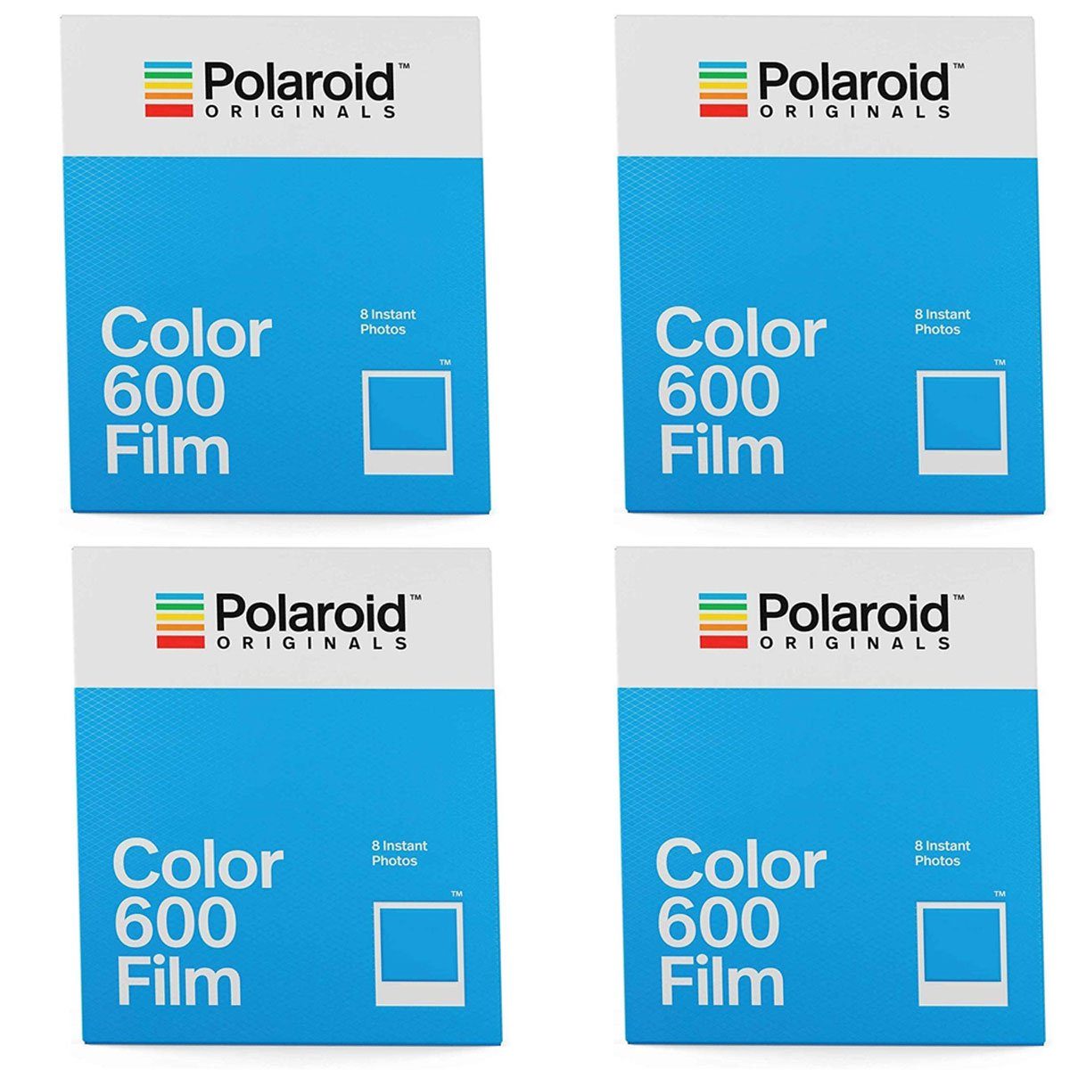 1A PHOTO PORST Sofortbildfilm 4x Polaroid Sofortbildfilm Color 600