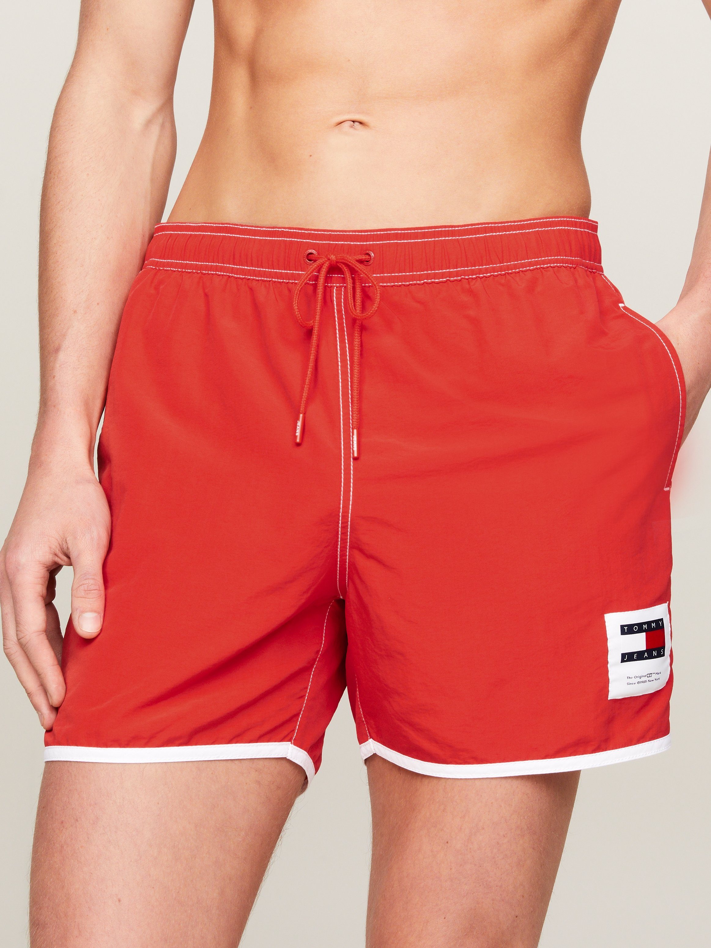 Tommy Hilfiger Swimwear Badeshorts SF MEDIUM DRAWSTRING mit kontrastfarbenen Details