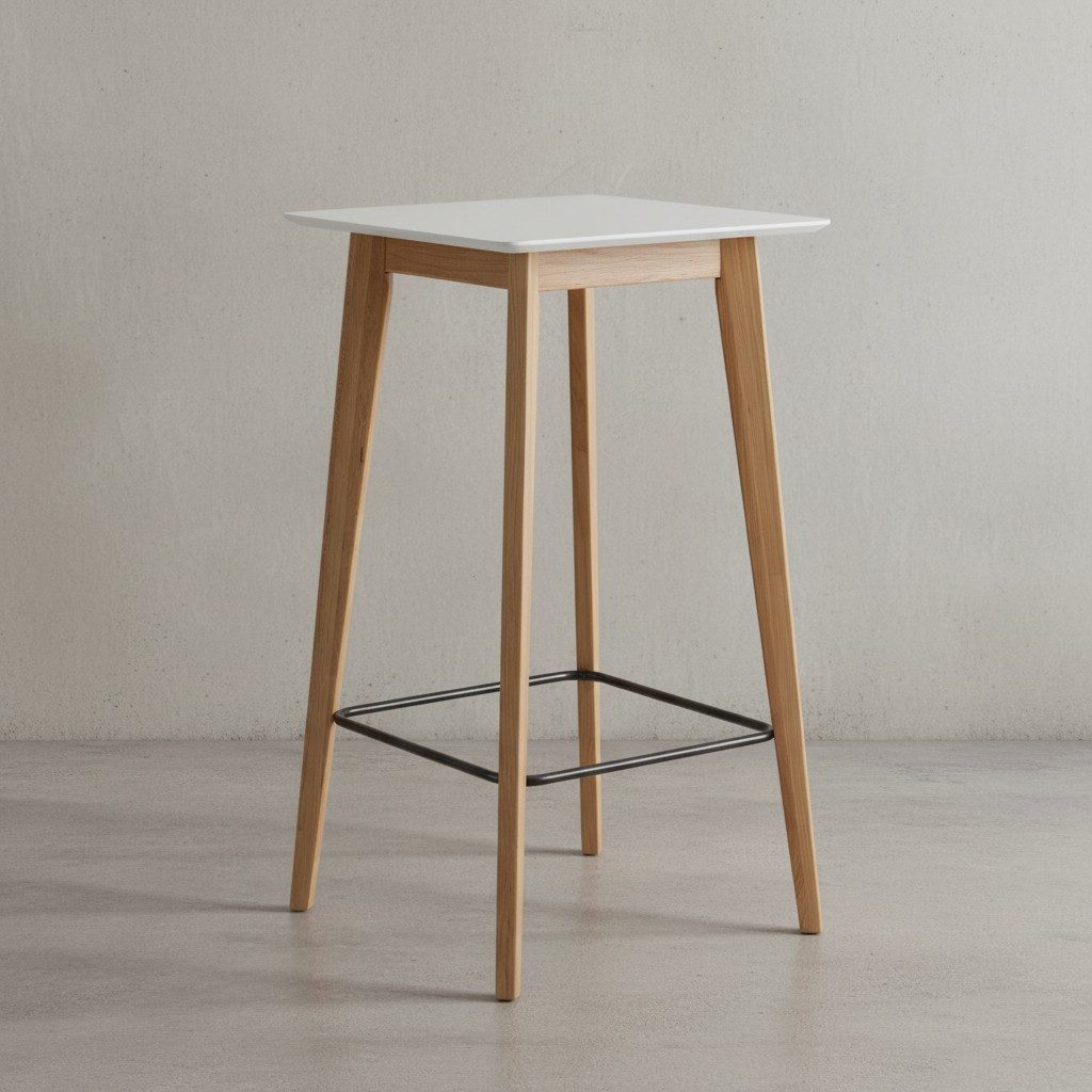 KADIMA DESIGN Bartisch Eleganter standfester Bistrotisch für Zuhause & Büro