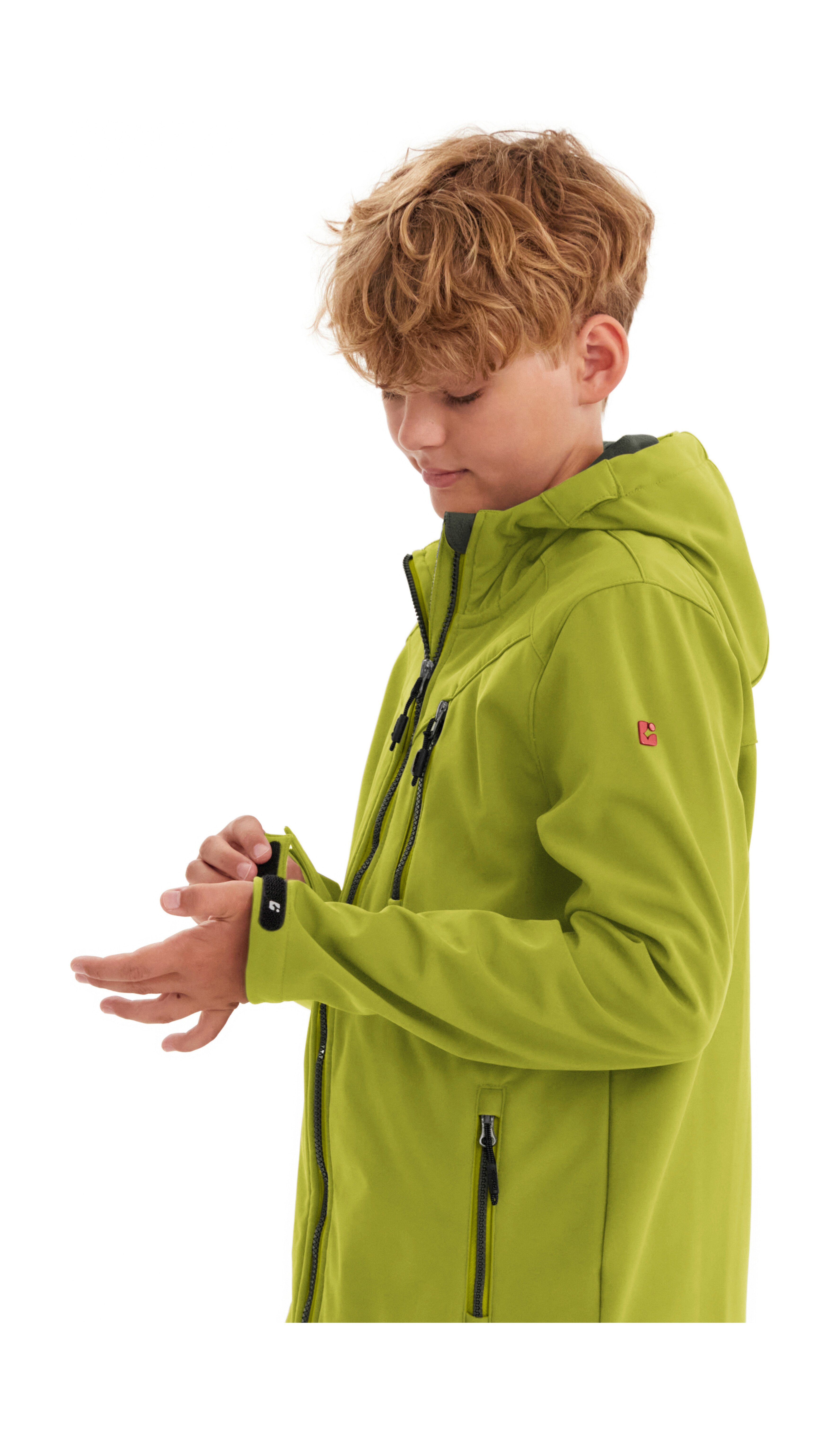 Killtec Softshelljacke Boys limette Softshelljacke