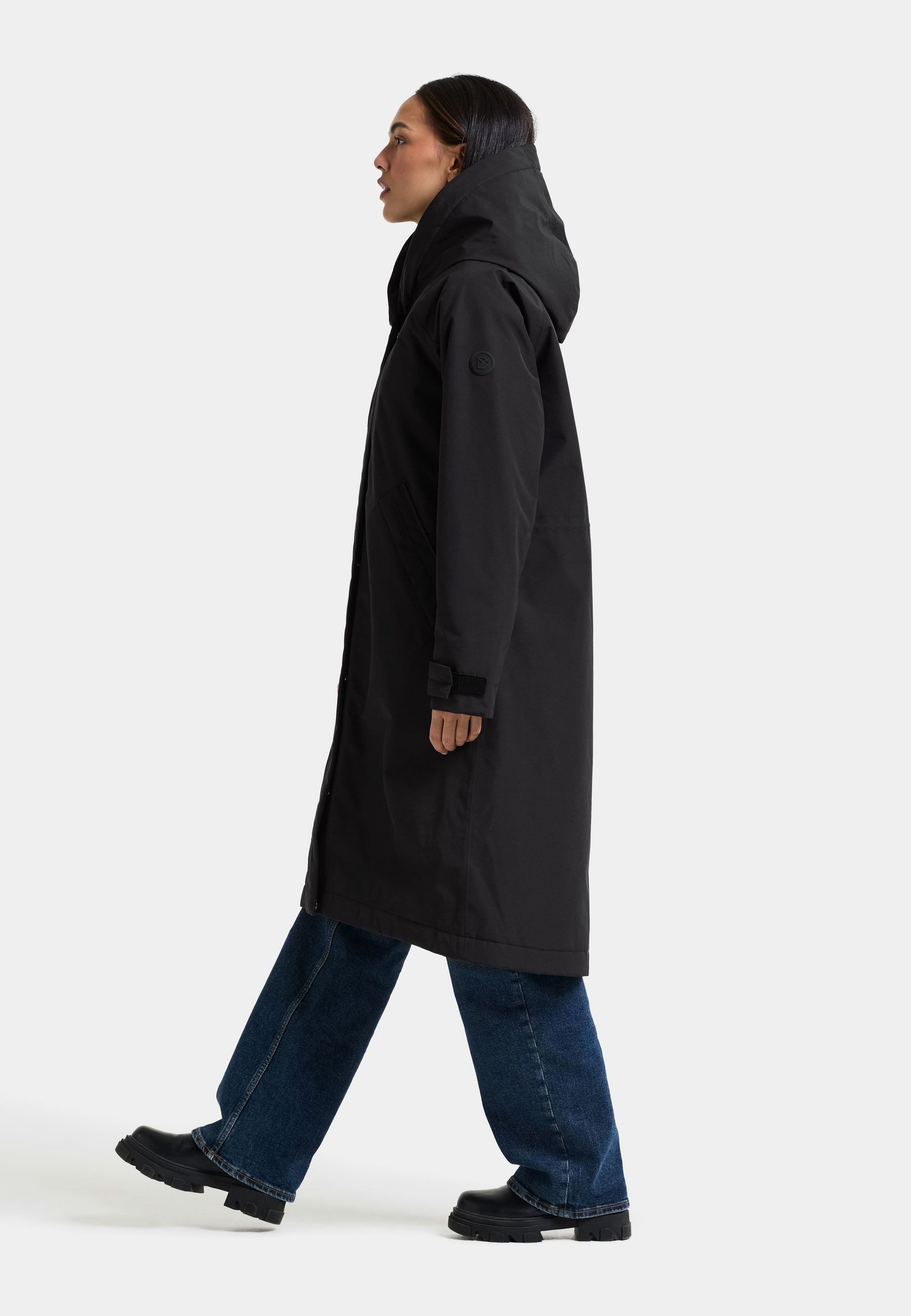 Didriksons Winterjacke Damen Wintermantel Wasserdicht NOELIA mit Kapuze mit Taschen – Bild 3 von 5