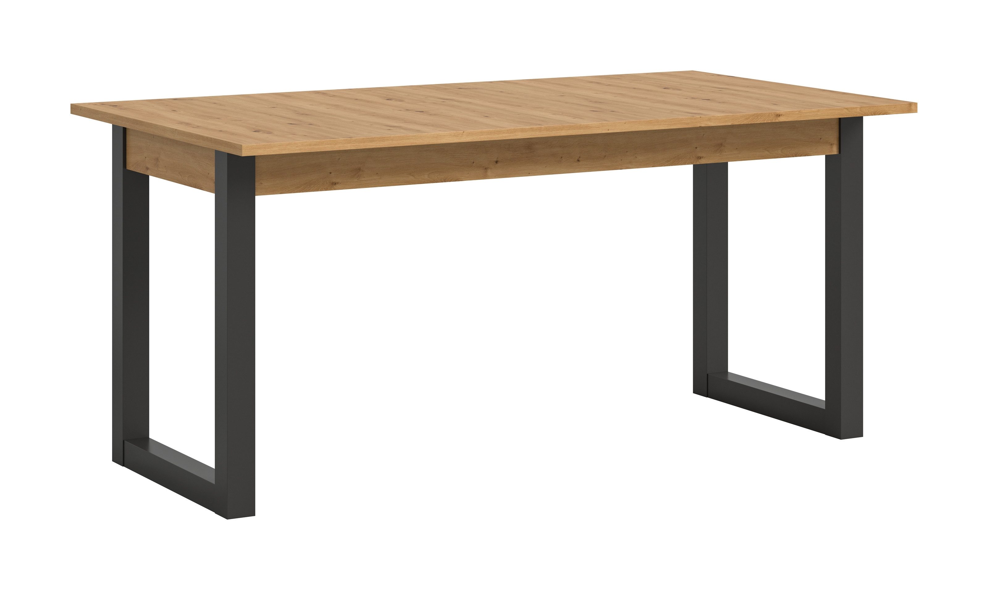 xonox.home Esstisch ausziehbar bis 190cm, Grau / Artisan - 150/190x76x90 (BxHxT)