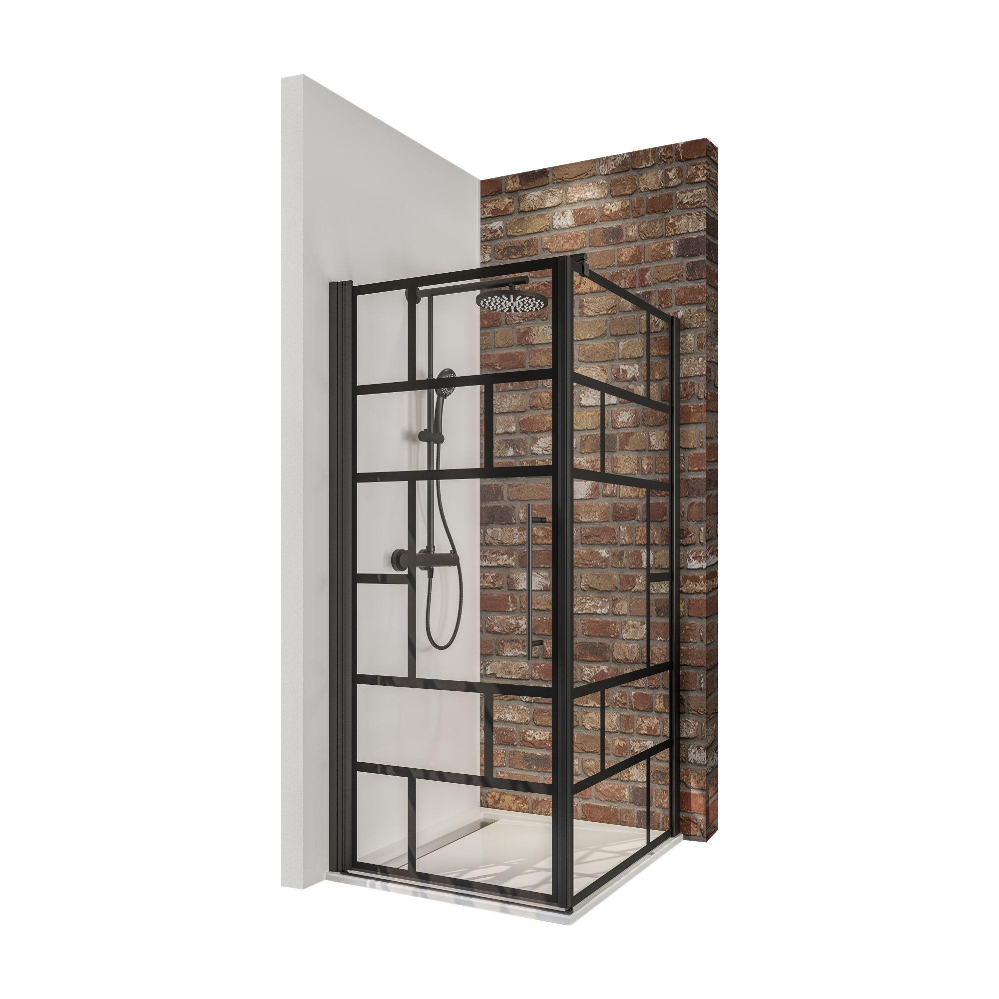 Schulte Eckdusche Alexa Style 2.0, Höhe: 192 cm, BxT: 80x80 cm, 5 mm Sicher günstig online kaufen