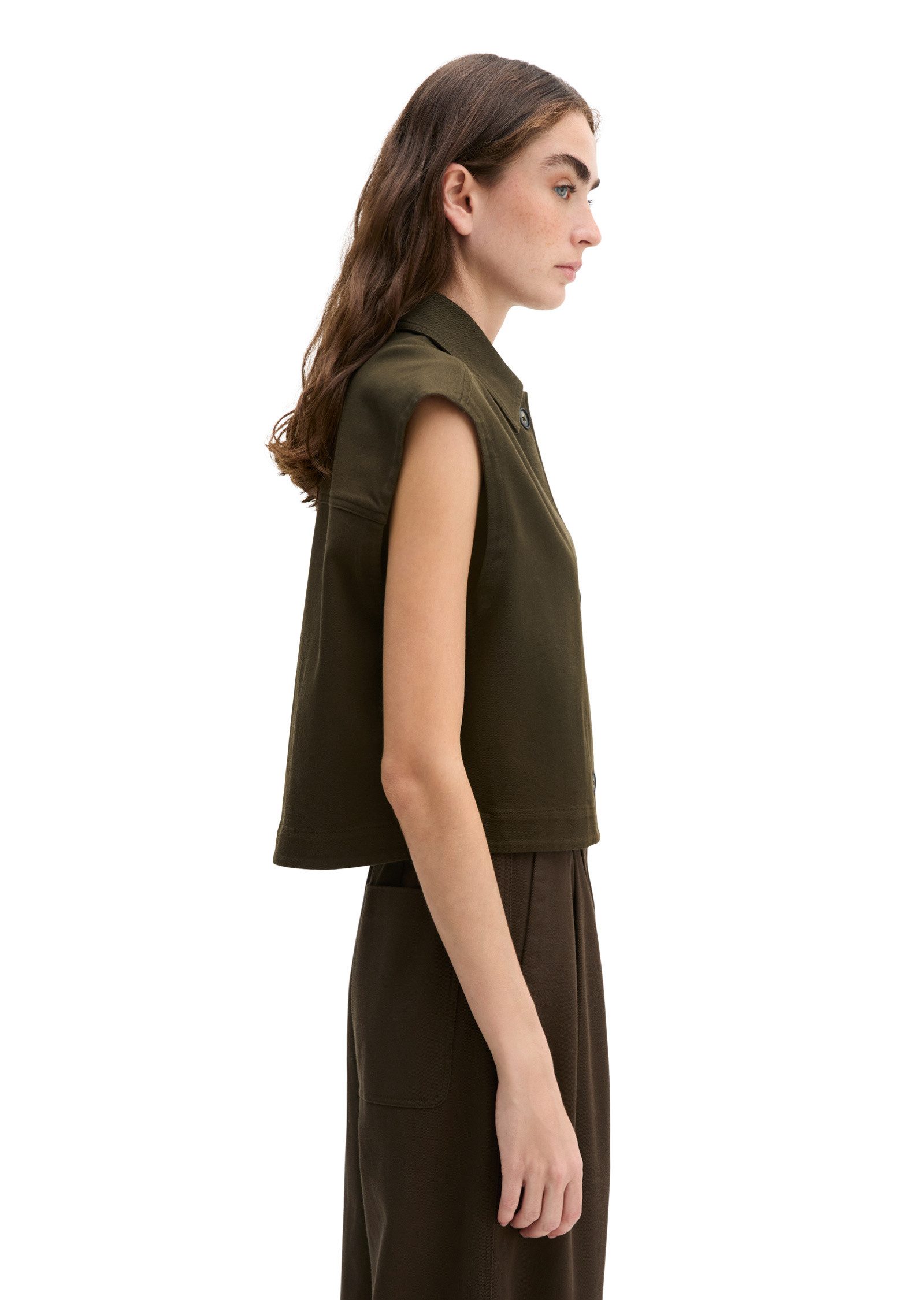 Marc O'Polo Anzugweste aus Baumwoll-Twill-Stretch