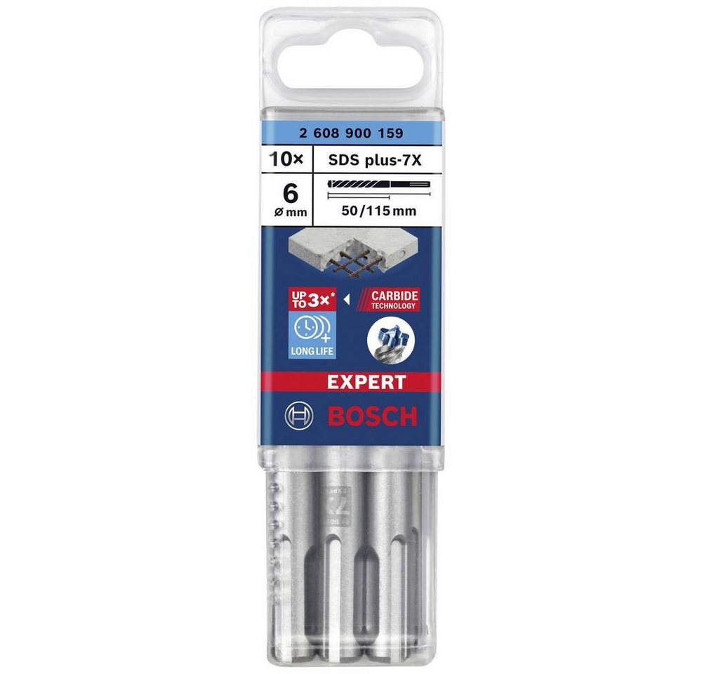 Thumbnail - BOSCH Spiralbohrer Hammerbohrer, 6 x 50 x 115 mm, 10-tlg
