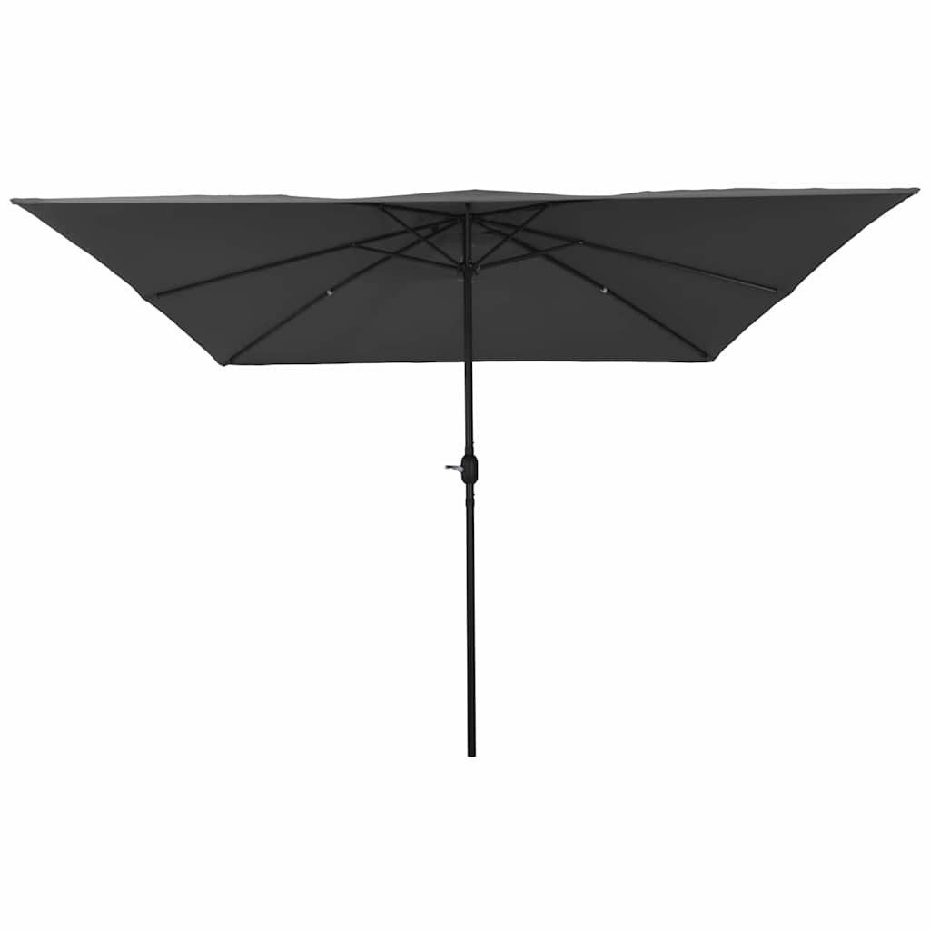 vidaXL Sonnenschirm Garten-Sonnenschirm Anthrazit 295 x 295 x 245 cm