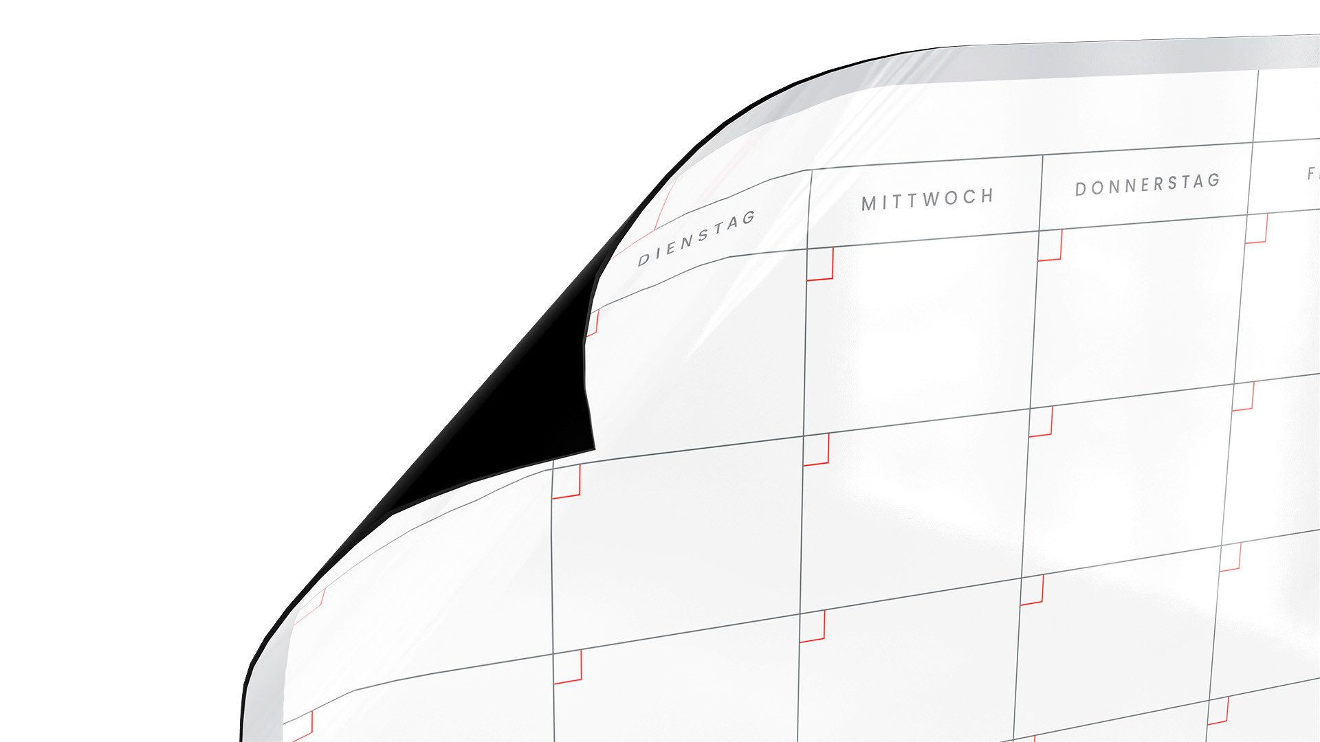 ALLboards Magnettafel Monatsplaner DE Sprachversion für Kühlschrank A3 – ma günstig online kaufen